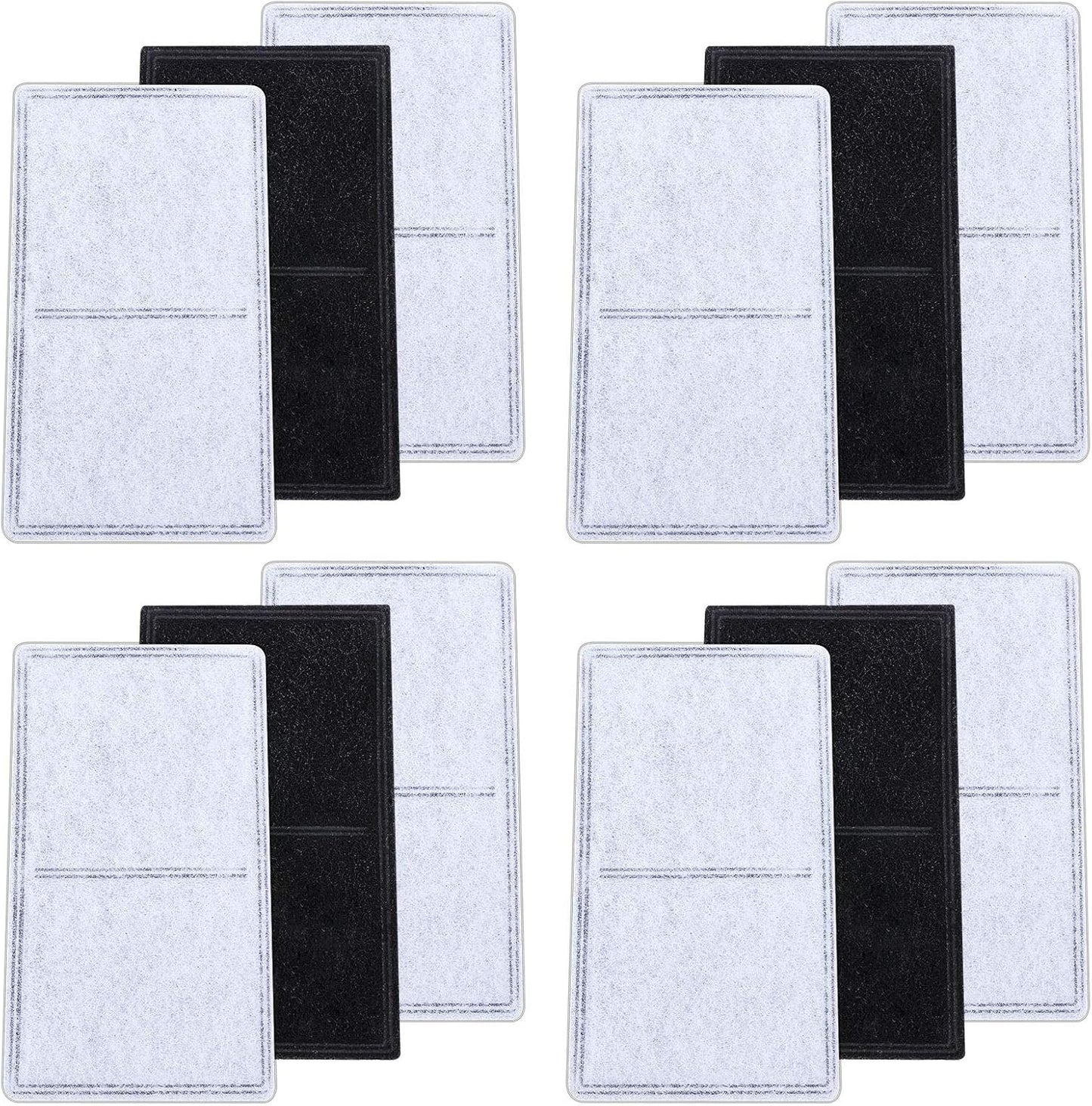 12PCS Replacement Carbon Filters Compatible with PetSafe Drinkwell Fountain Platinum Multi-Tier Everflow Outdoor, Charcoal Dog and Cat Water Fountain Filter