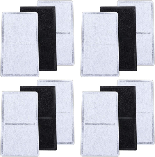 12PCS Replacement Carbon Filters Compatible with PetSafe Drinkwell Fountain Platinum Multi-Tier Everflow Outdoor, Charcoal Dog and Cat Water Fountain Filter
