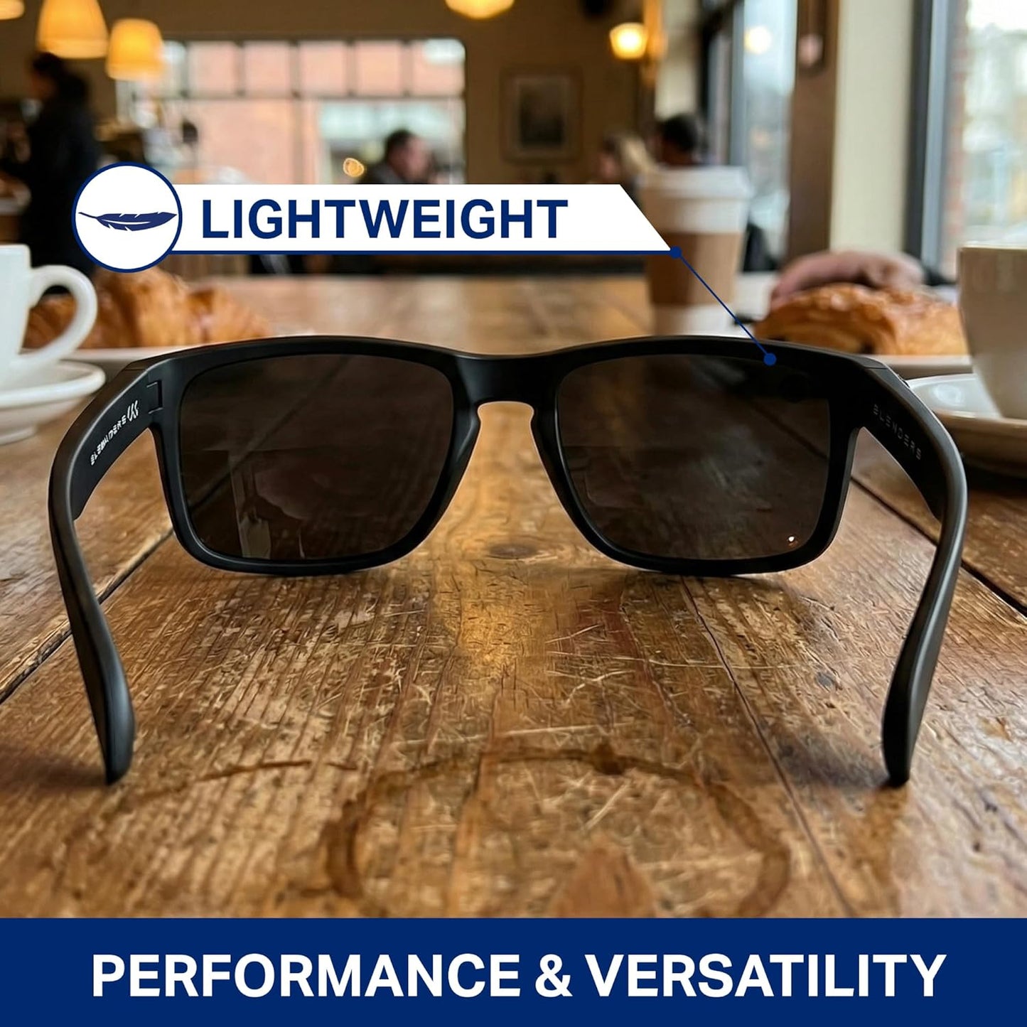 Blenders Eyewear Canyon – Polarized Sunglasses – Active Style, Durable Frame – 100% UV Protection – For Men & Women
