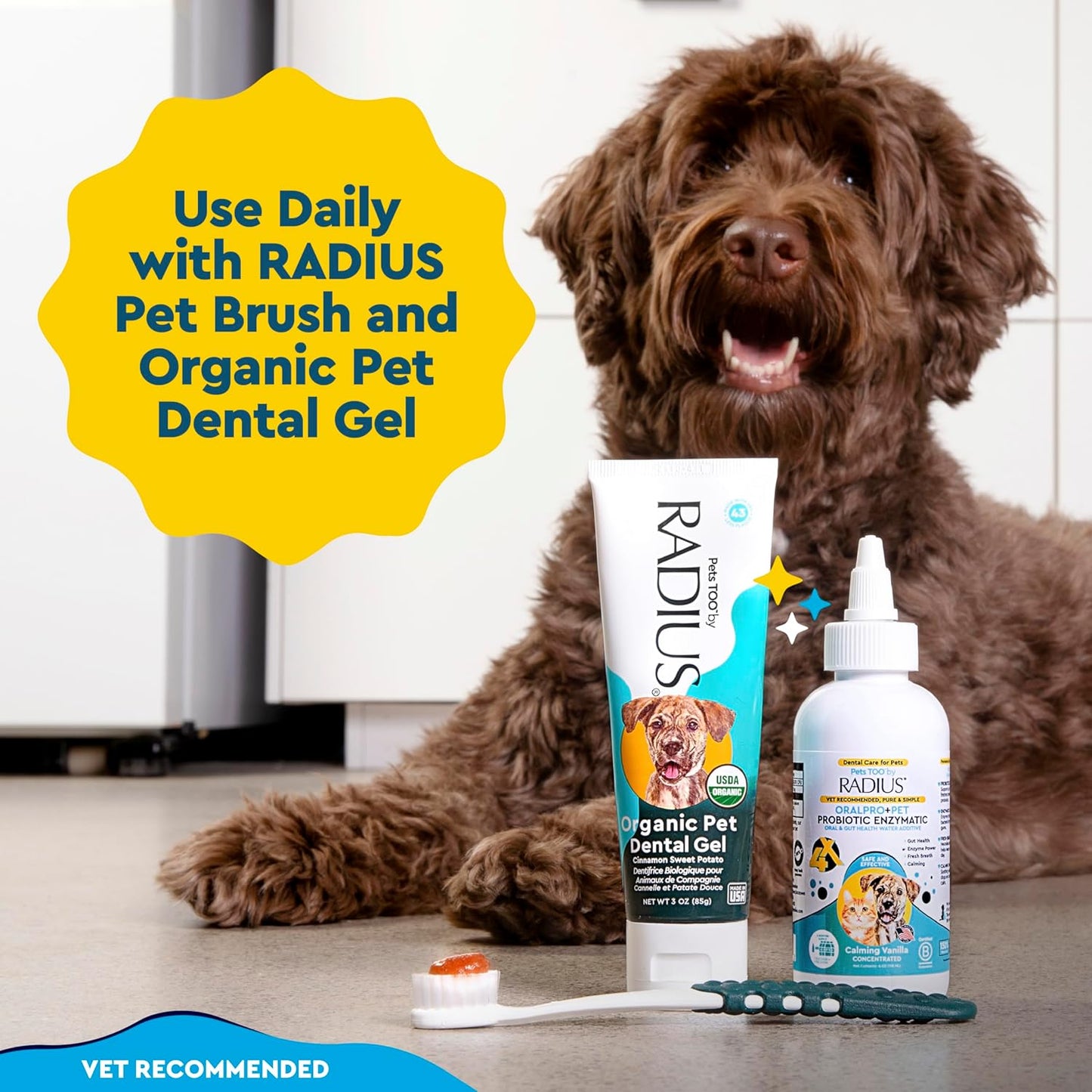RADIUS OralPro+ Pet Probiotic Dental Water Additive (Enzymatic)