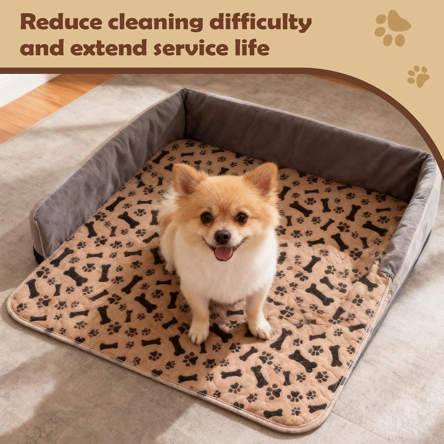 Puppy Pee Pads | Waterproof Absorbent Leakproof Pet Urine Mat - Potty Training Doggie Urine Pads | for Small Medium Large Puppy Kitten Indoor Outdoor Floor Bed Car