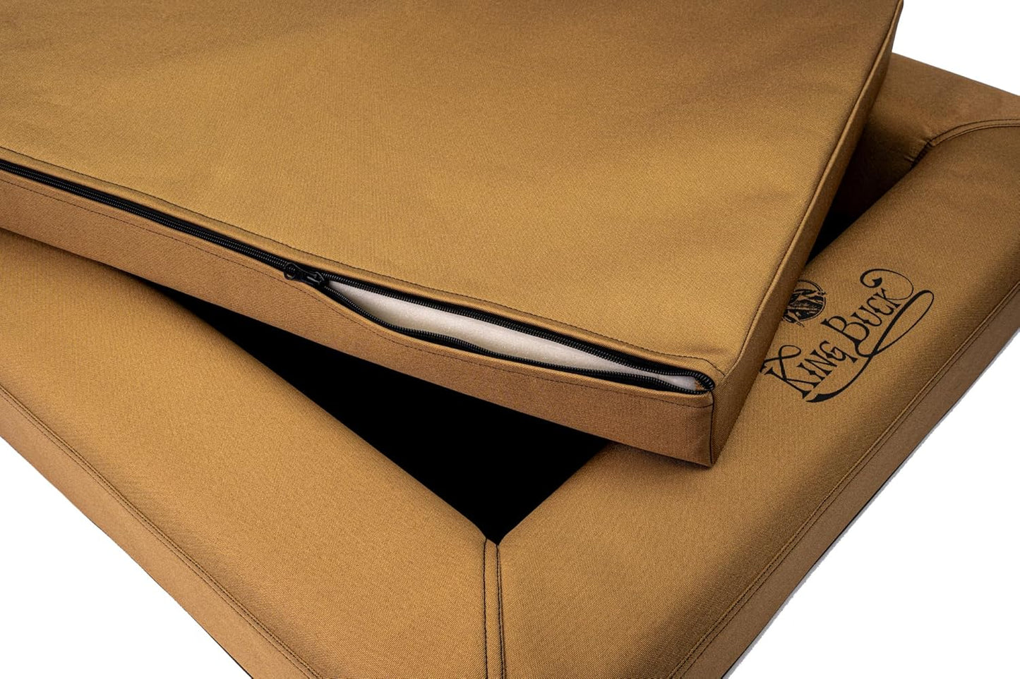King Buck Orthopedic After-Hunt Dog Bed, Bronze, S