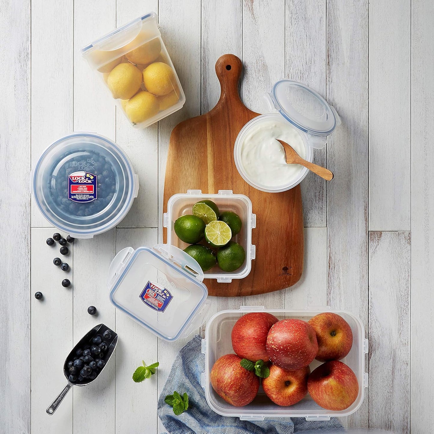 Lock & Lock Assorted Food Storage Container Set (6-Piece)