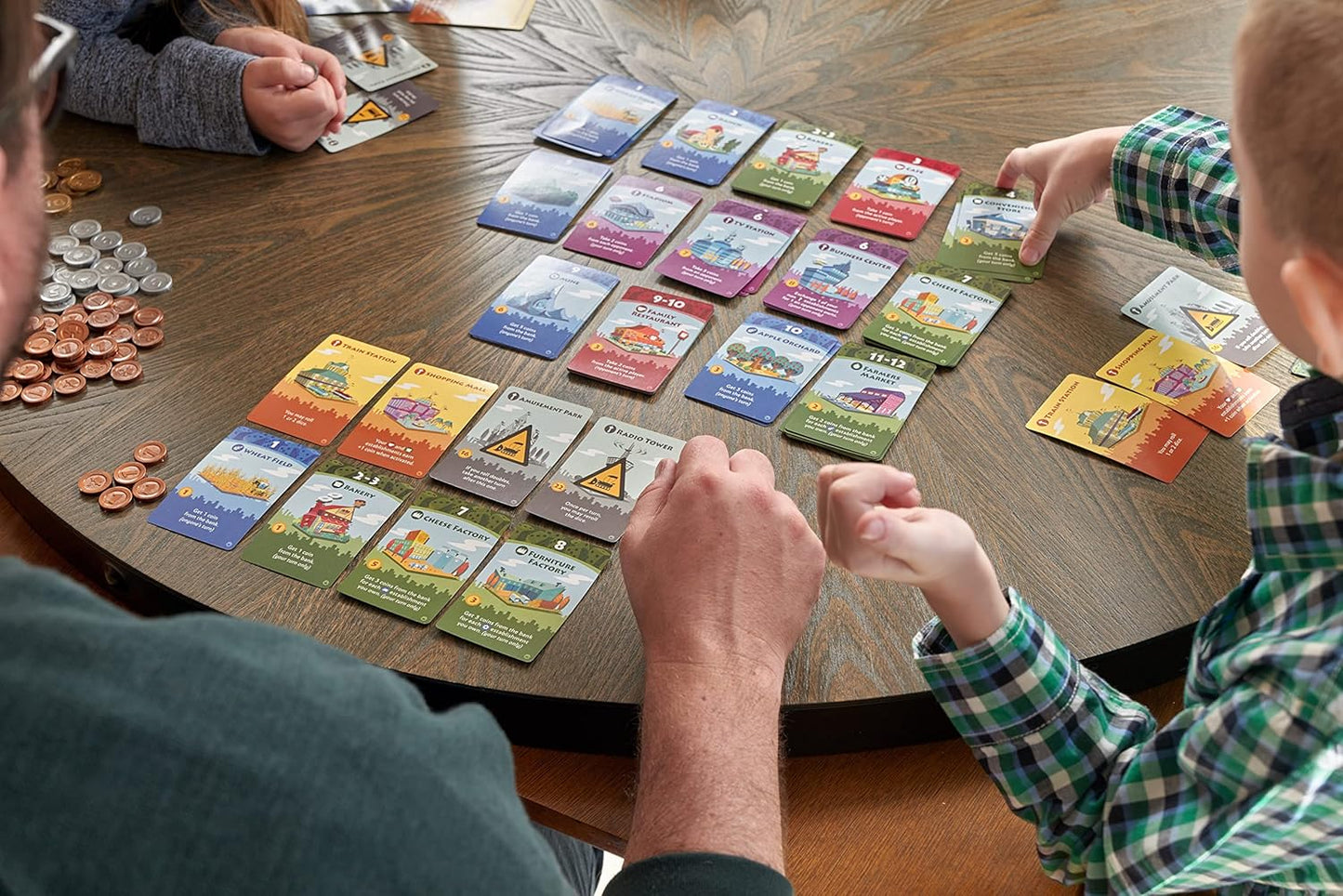 Machi Koro Board Game The Ultimate City-Building Game! Fast-Paced Dice Rolling Strategy Game for Kids and Adults, Ages 8+, 2-4 Players, 30 Minute Playtime, Made by Pandasaurus Games