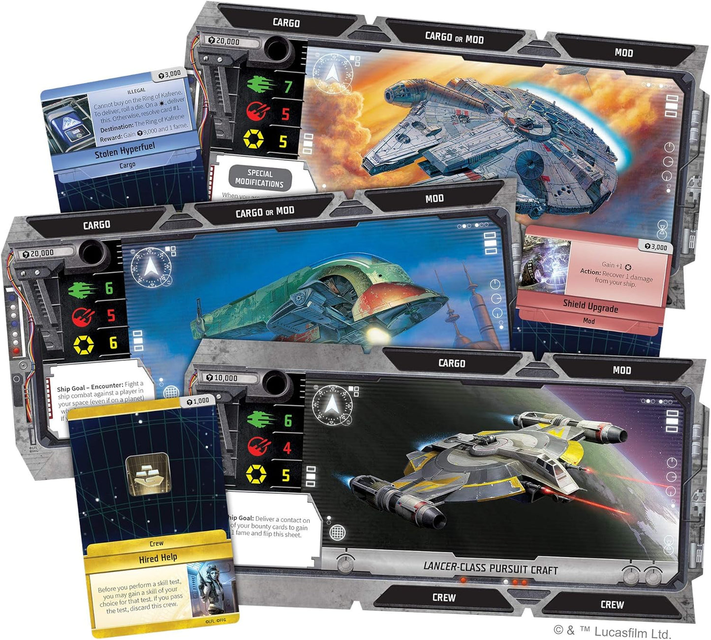 Asmodee Star Wars Outer Rim Board Game - Strategy Game, Fun Family Adventure for Teens & Adults, Ages 14+, 1-4 Players, 3-4 Hour Playtime