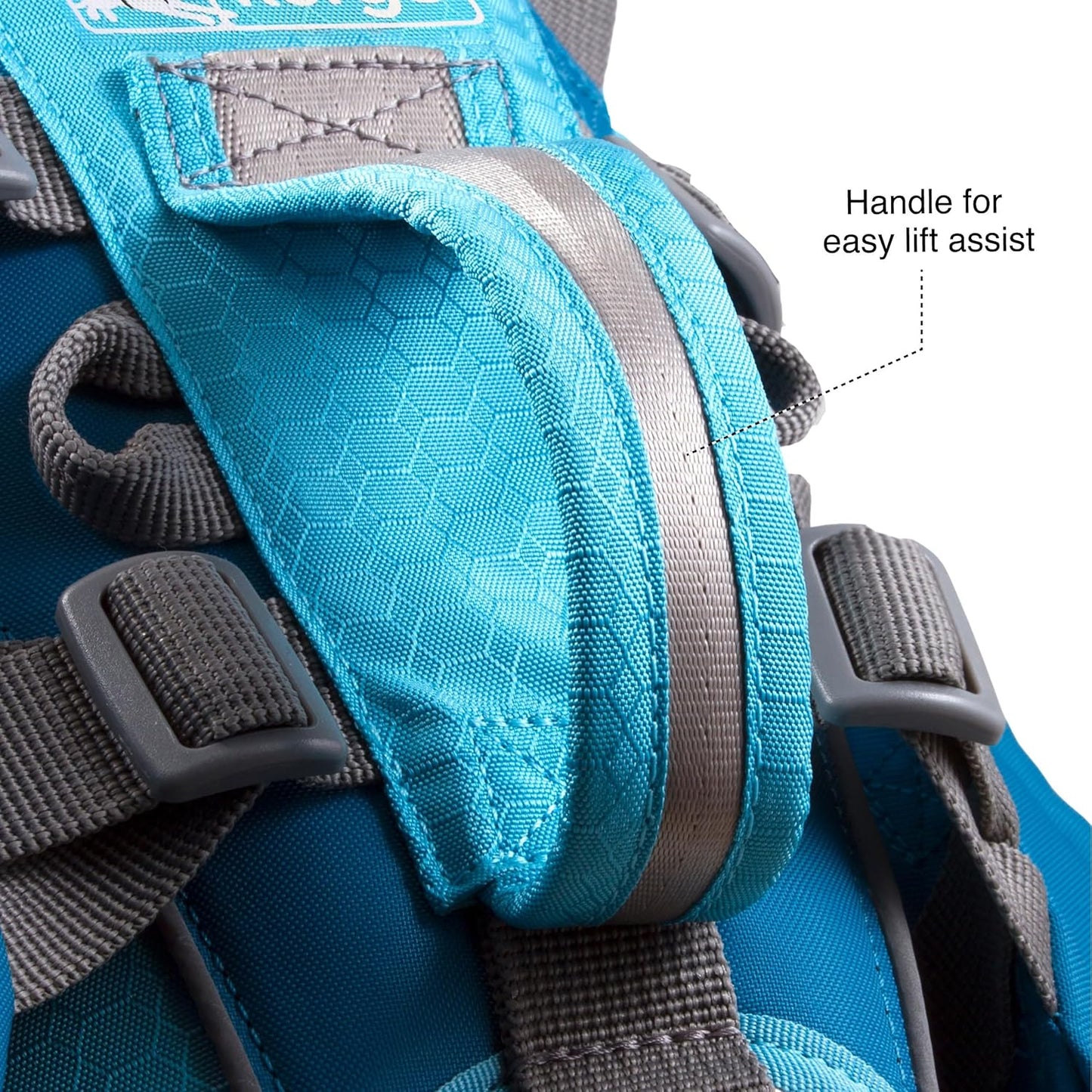 Kurgo Zippy Bowl for Dogs, Collapsible Travel Dog Bowls, Pet Food & Water Hiking Container, Food Grade Silicone, Travel Accessories for Pets, Includes Carabiner, Holds 48 oz (Coastal Blue)