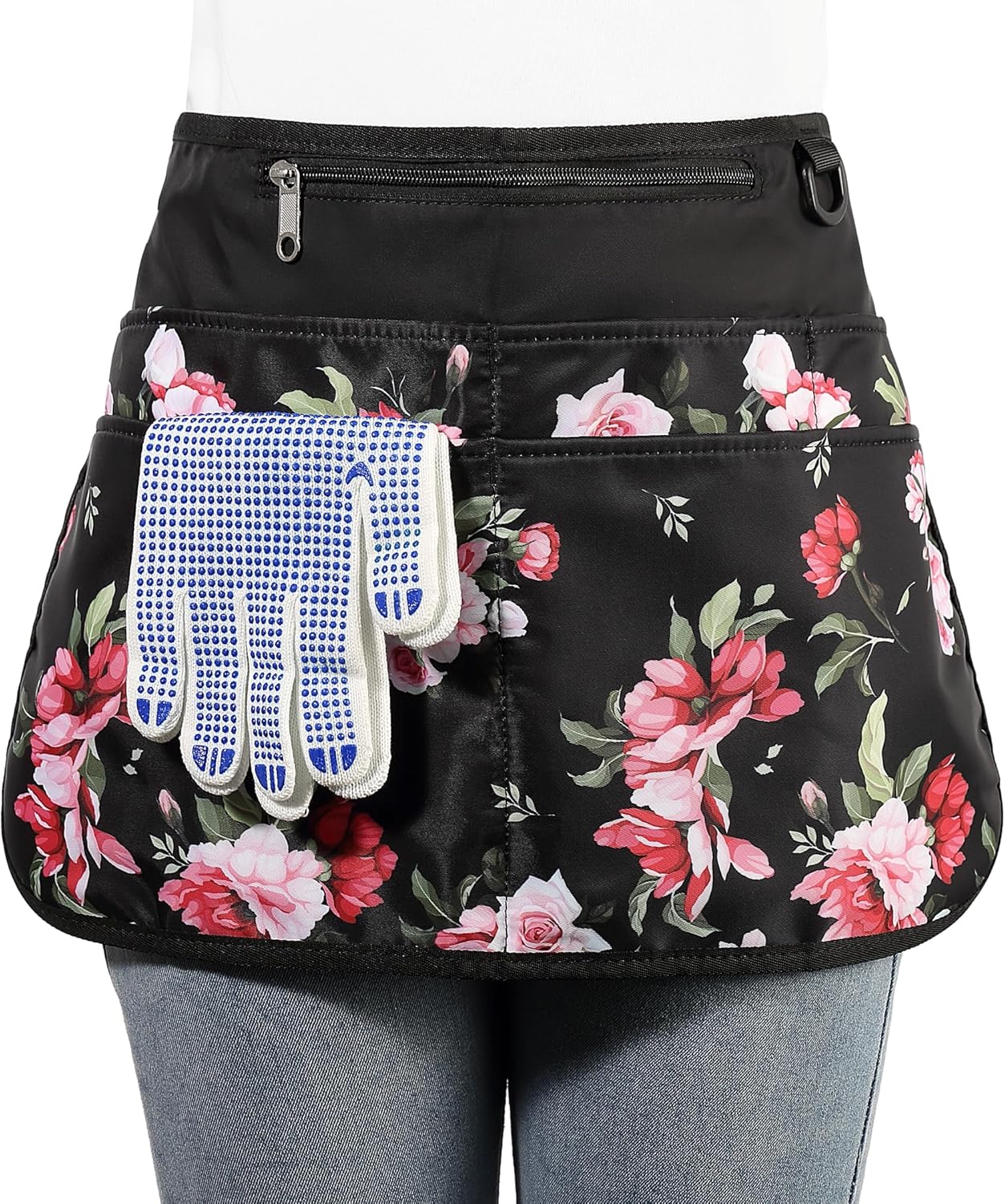 Garden Apron for Women with 6 Pocket,Half Florist Apron