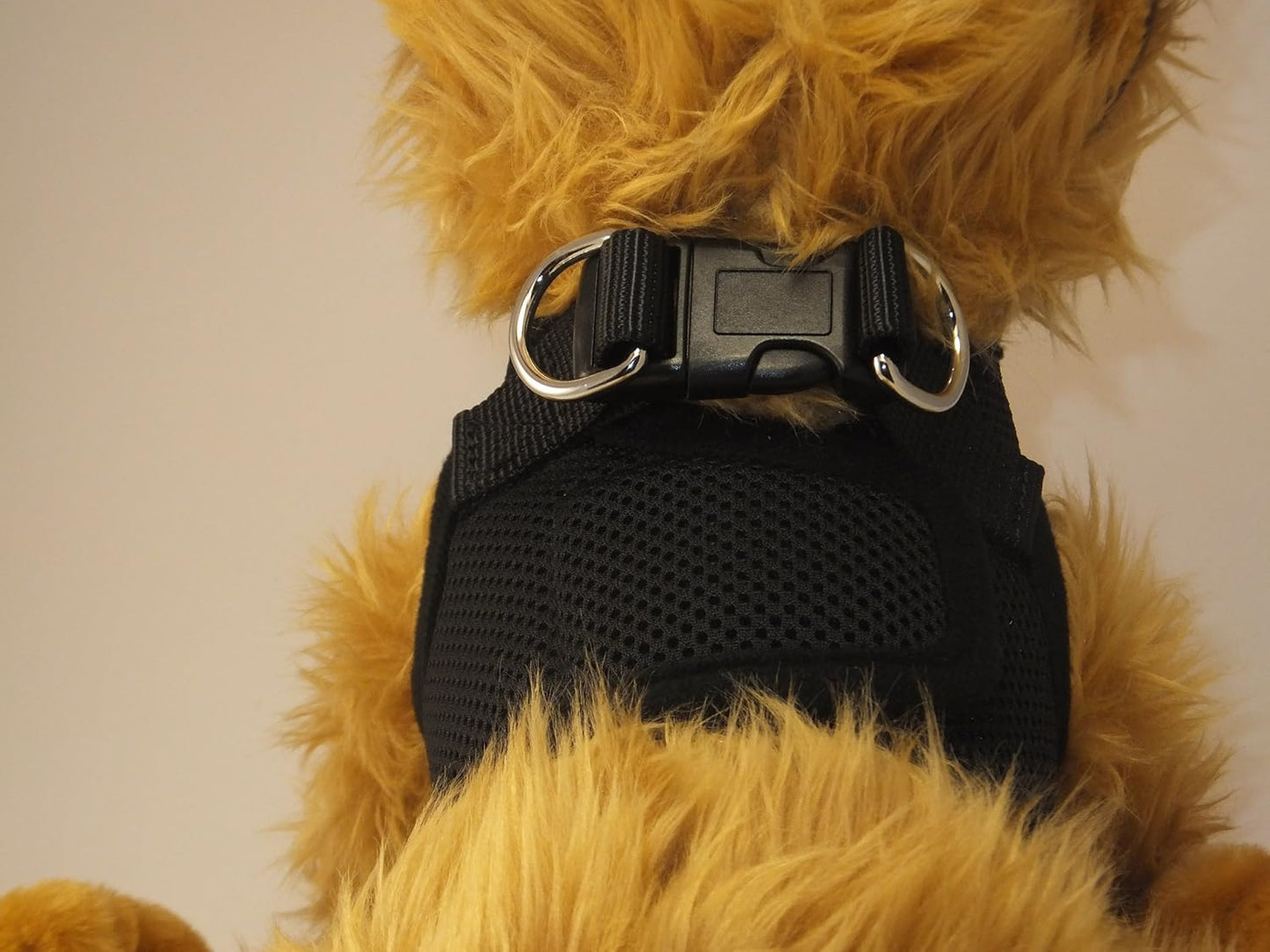 Soft No Pull Step-in Dog Harness Small Dog XXS XS Vest for Teacup, Chihuahua, Yorkie, Pomeranian Dog Vest Harness for Puppy Black Mesh Comfy (2-4 lbs)