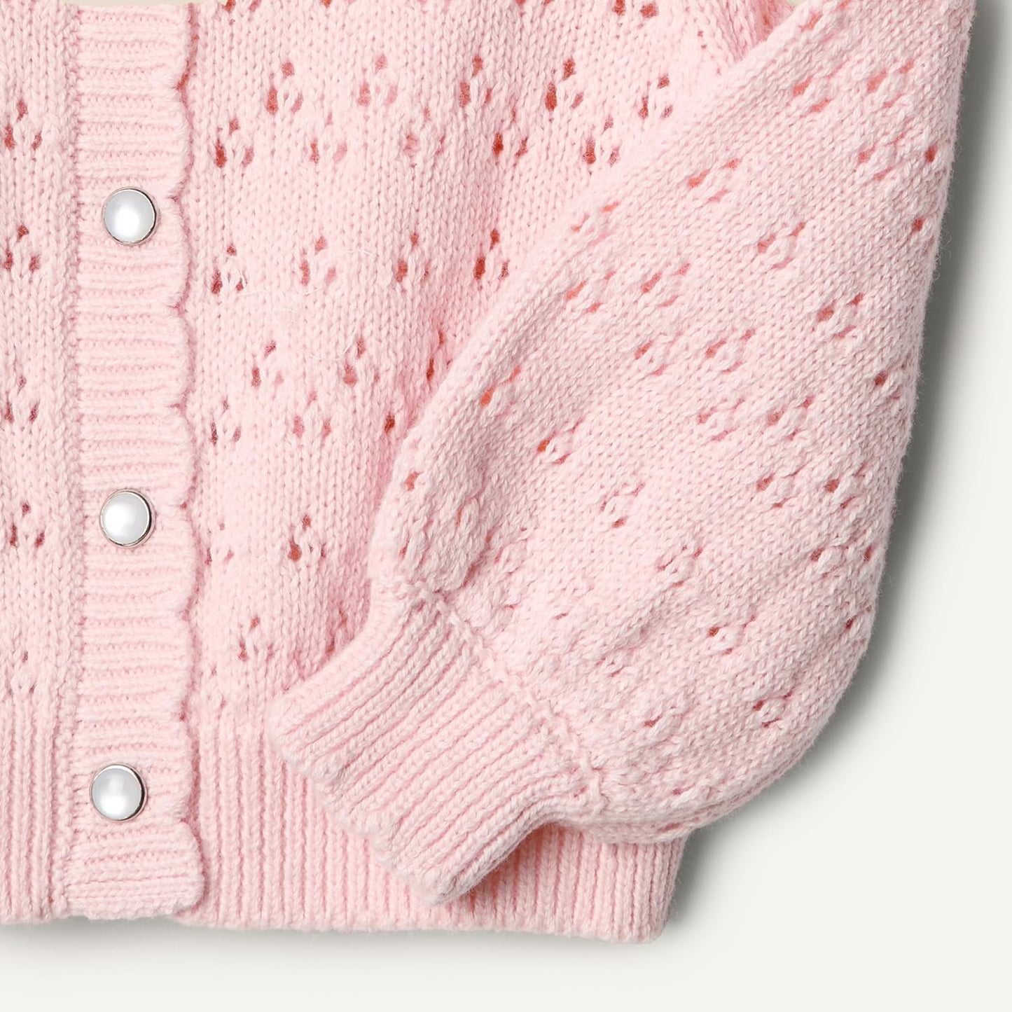 Amazon Essentials x Sofia Grainge Toddler and Baby Girls' Lightweight Cotton Cardigan Sweater