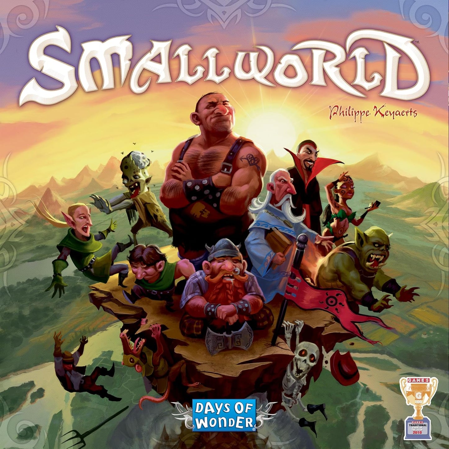 Asmodee Small World Board Game - Fantasy Area Control & Strategy Game with Magical Creatures, Special Powers, Family Game for Kids & Adults, Ages 8+, 2-5 Players, 40-80 Min Playtime
