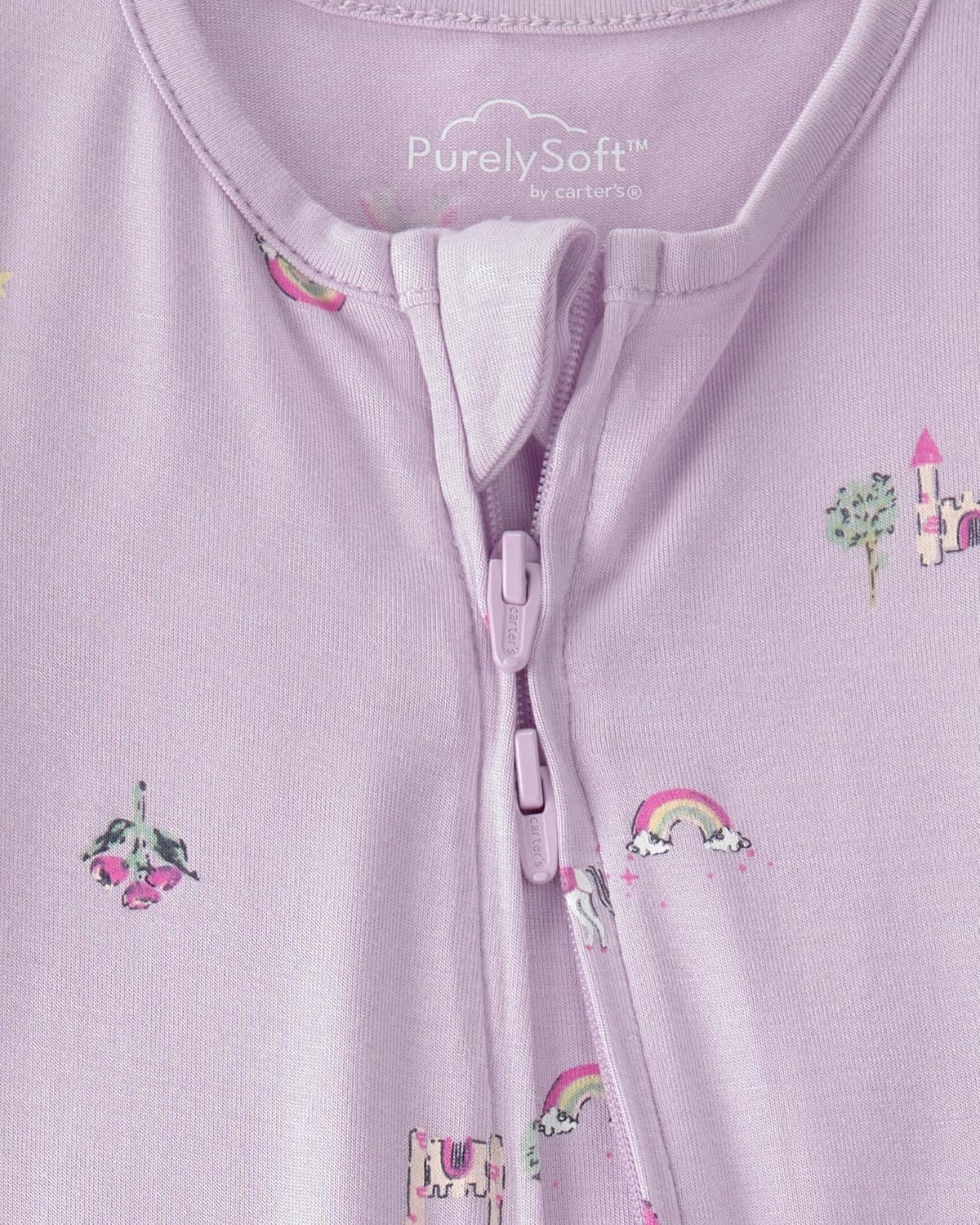Carter's Baby Girls' Purelysoft Sleep and Play Pajamas
