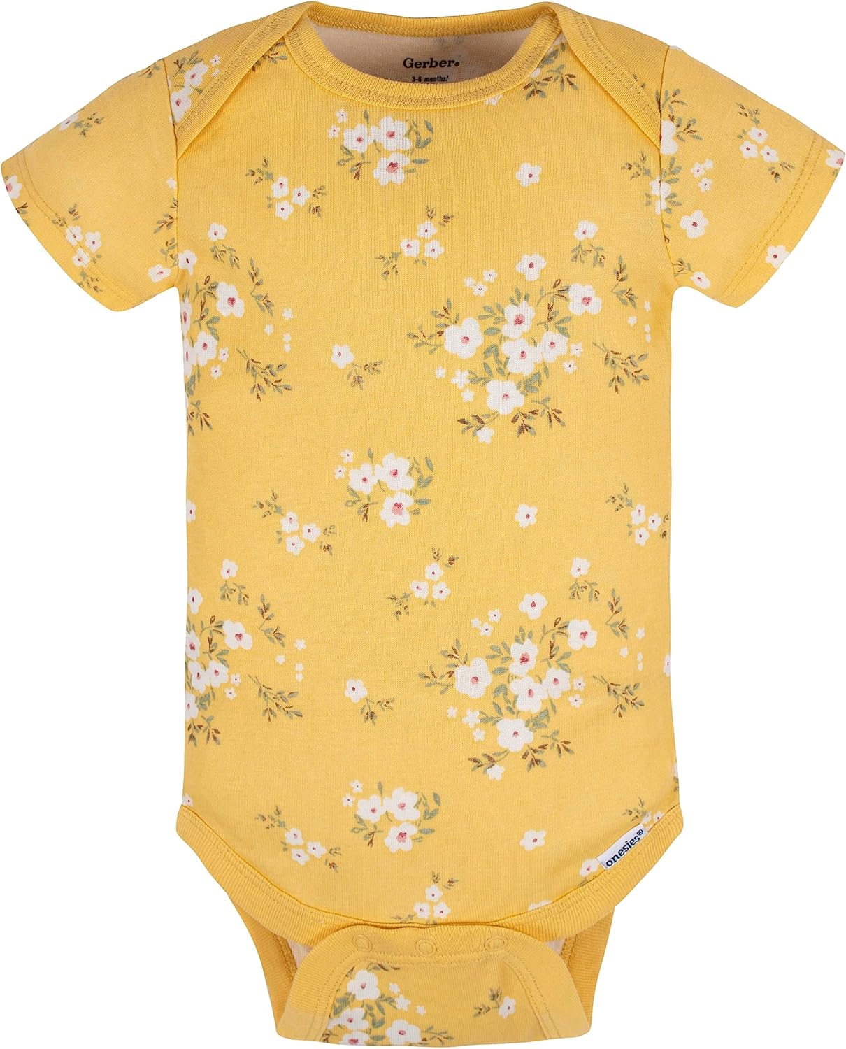 Gerber Baby Girls' 8-pack Short Sleeve Onesies Bodysuits