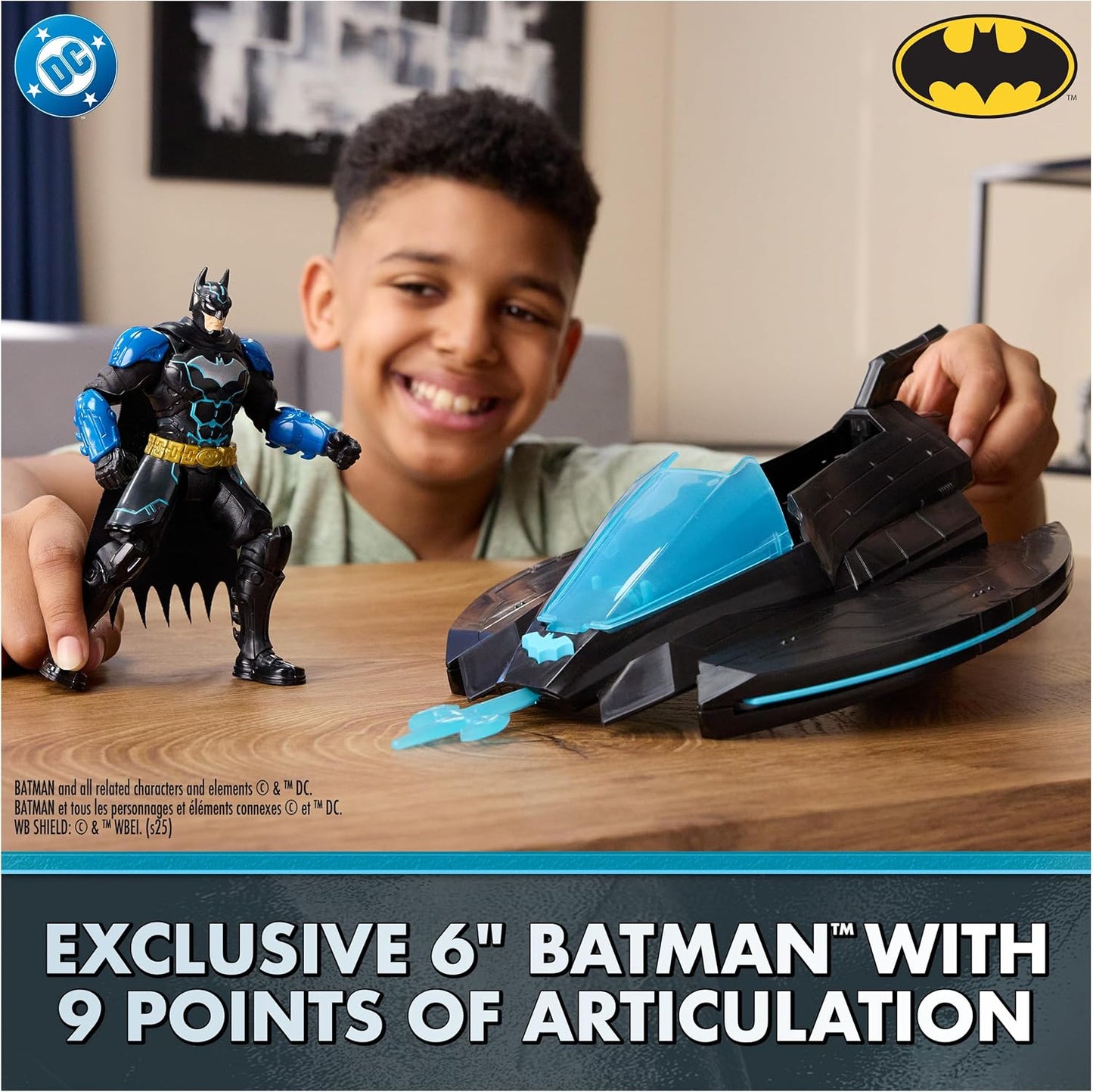 DC Comics, Batman Ninja Strike Katana Blade Batwing and 6" Action Figure, Super Hero Kids Toys for Boys and Girls Ages 3 & Up