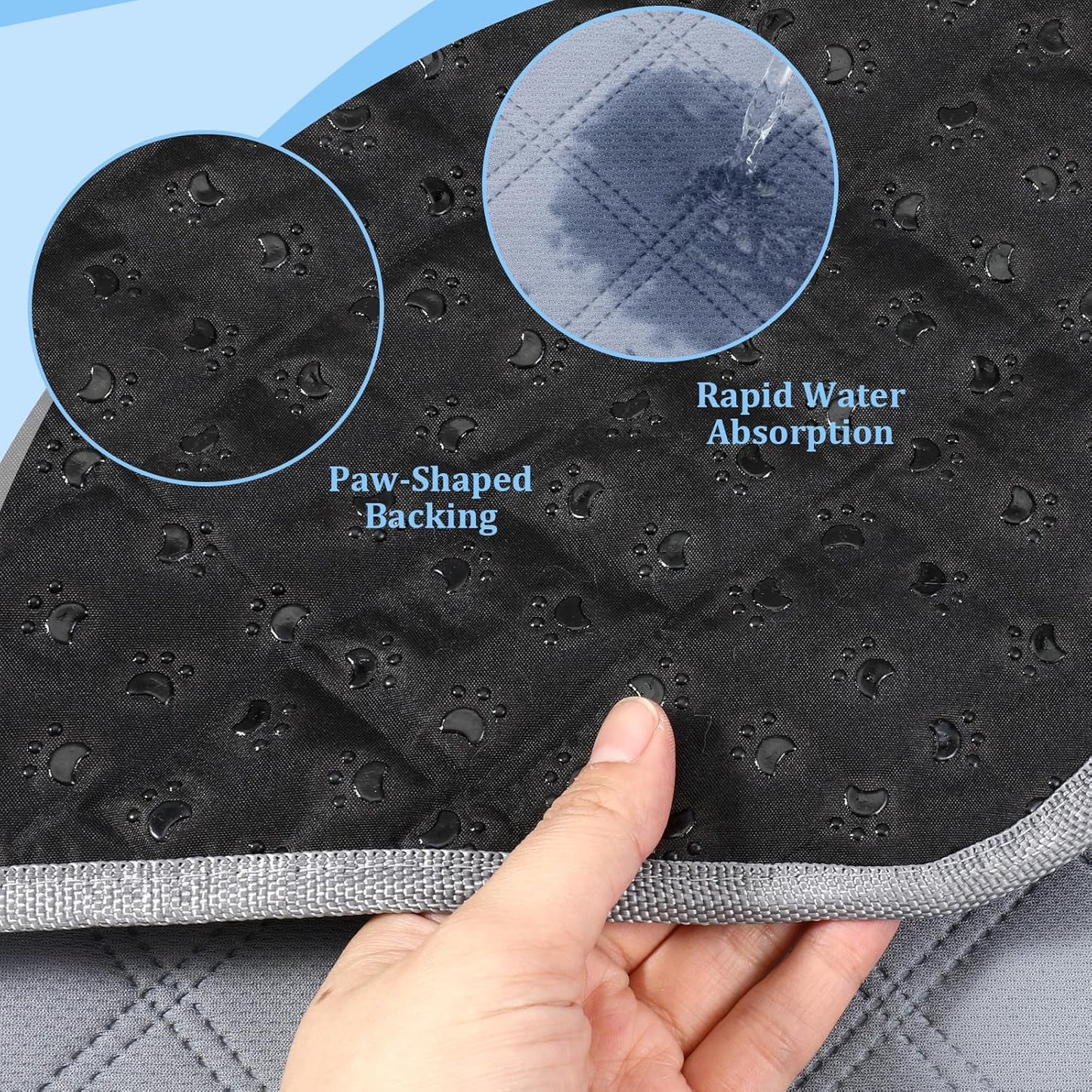 6 PCS 28 X 14 Inch Guinea Pig Cage Liners, Guinea Pig Pee Pads Reusable Rabbit Cage Liner Washable Super Absorbent Anti Slip Bunny Mat for Small Animals, Rabbits, Hamsters, Chinchillas