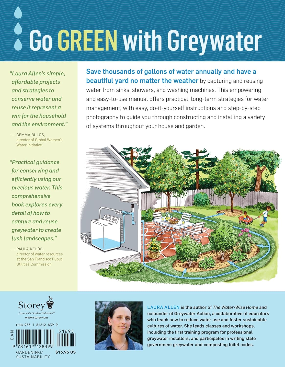 Greywater, Green Landscape: How to Install Simple Water-Saving Irrigation Systems in Your Yard
