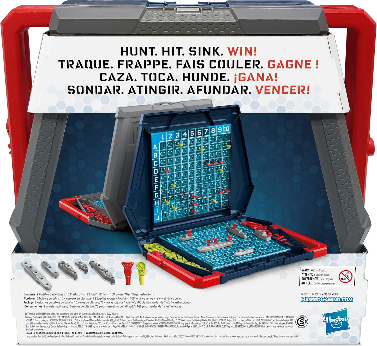 Hasbro Gaming Battleship Classic Board Game | Strategy Games for Kids and Adults | Ages 7+ | 2 Players | Fun Kids Games | Family Games