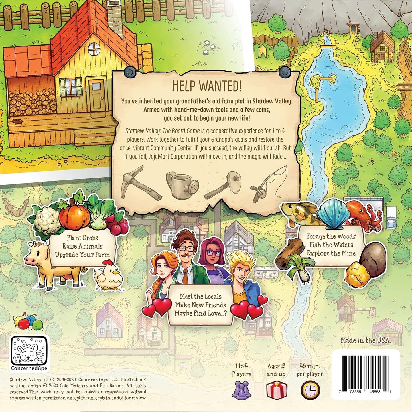 Stardew Valley: The Board Game - A Cooperative Game of Farming & Friendship