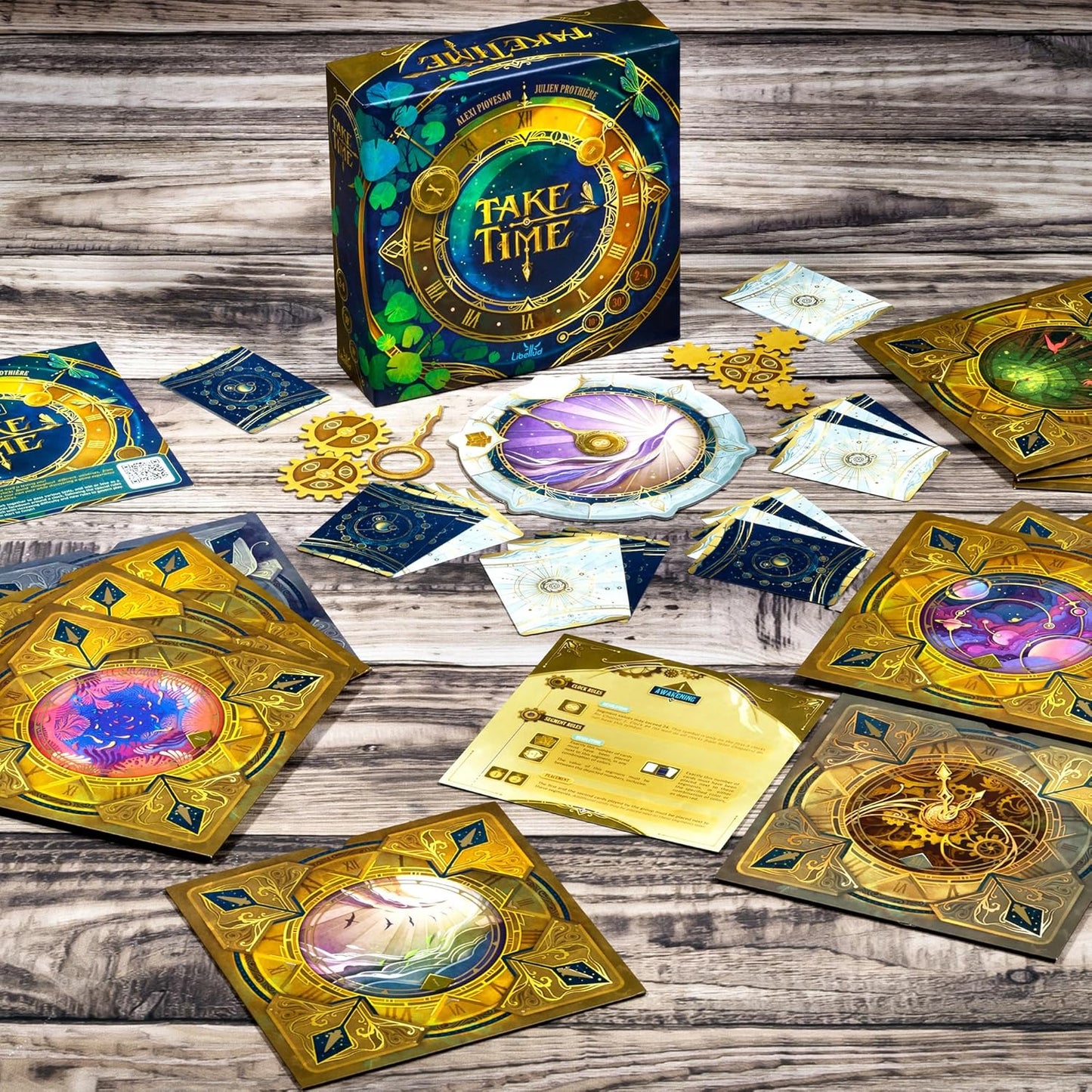 Asmodee Take Time Board Game - Cooperative Puzzle & Strategy Game with 40 Unique Challenges, Family Fun for Kids & Adults, Ages 10+, 1-4 Players, Minute Playtime