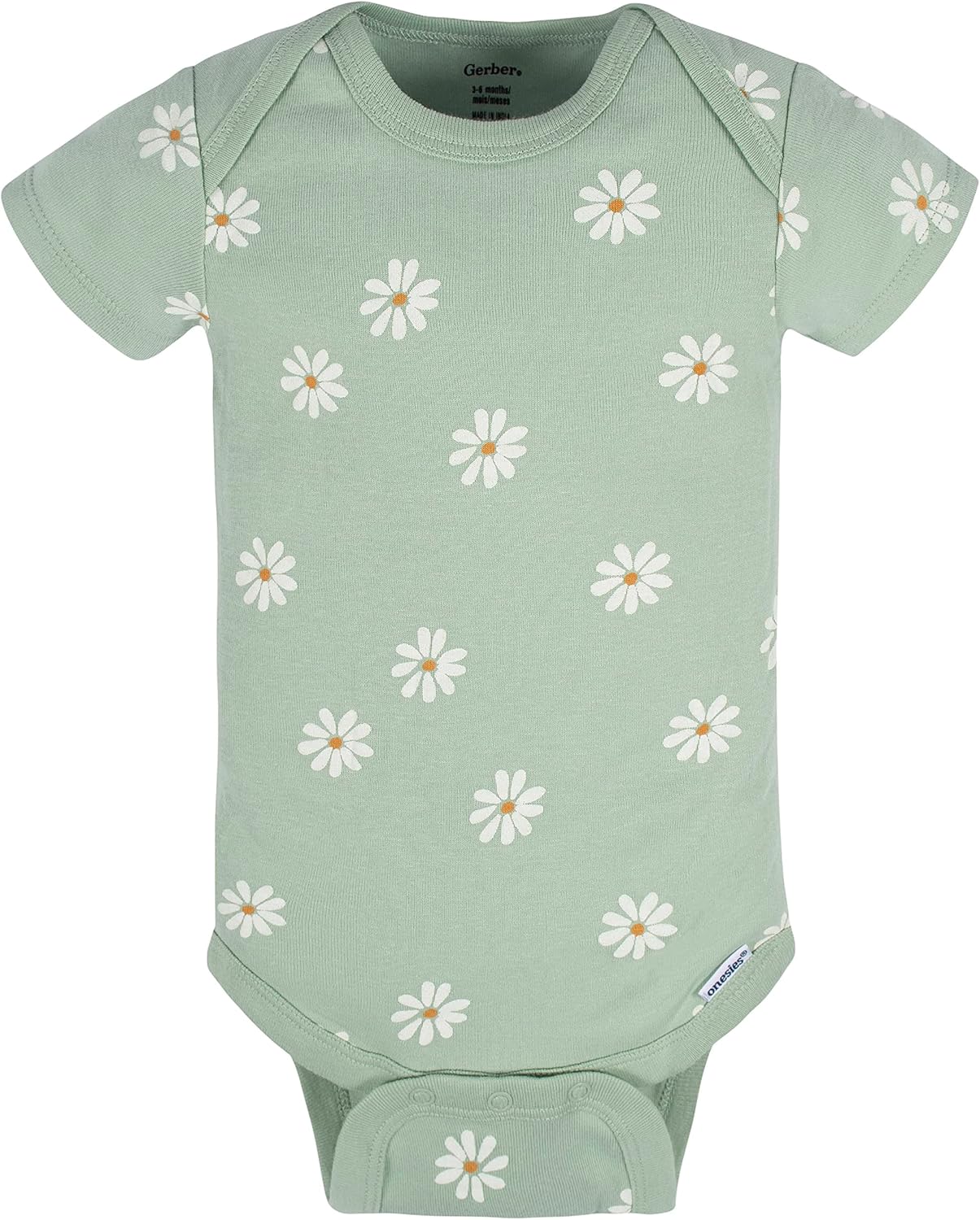 Gerber Baby Girls' 8-pack Short Sleeve Onesies Bodysuits