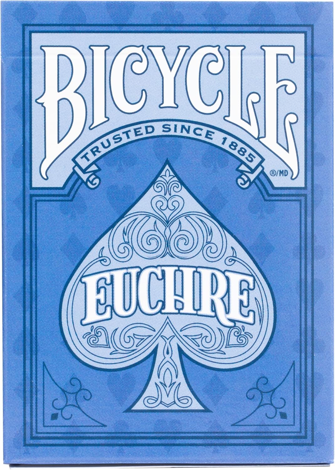 Bicycle Euchre Playing Card Deck - 9 Through Ace - Double Deck, Blue