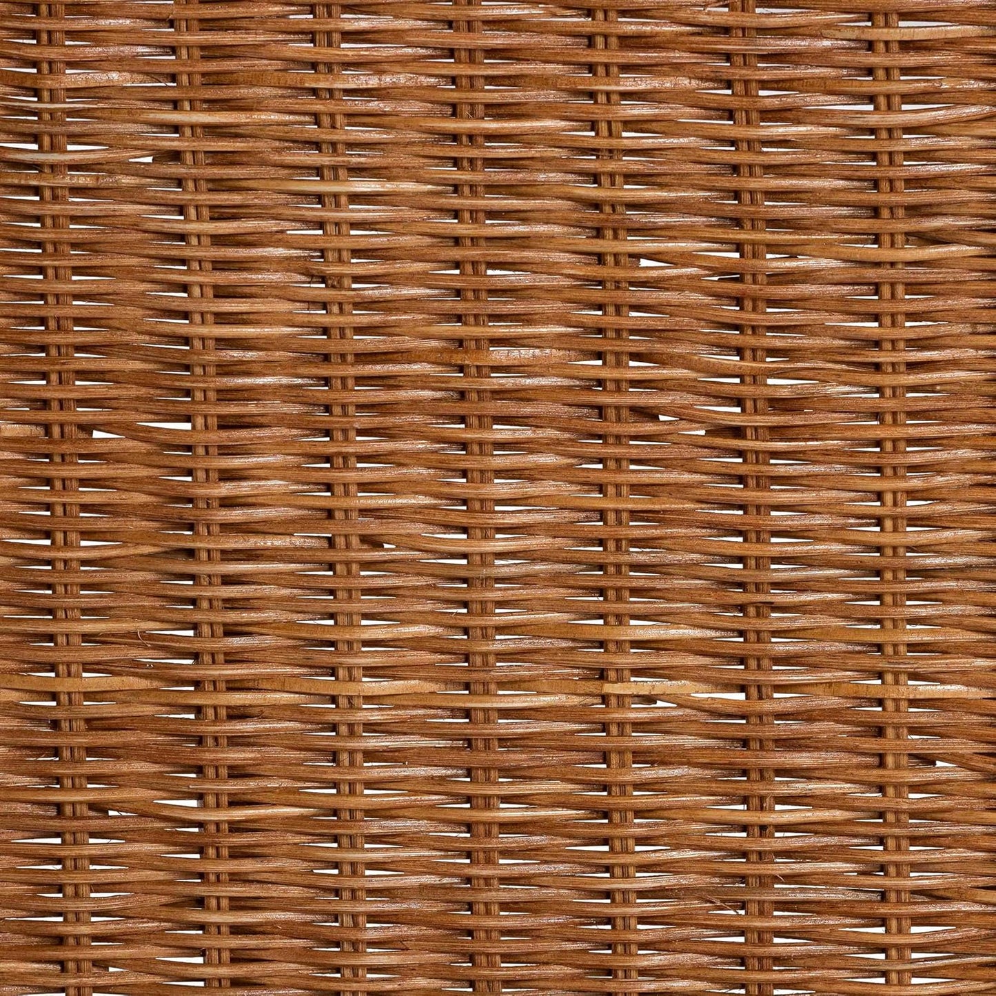 Bali & pari Papina Natural Rattan Pet Bed with Scalloped Sides - Handwoven Wicker Enclosed Lounge Bed for Dogs and Cats with Removable Cushion, 31.5"