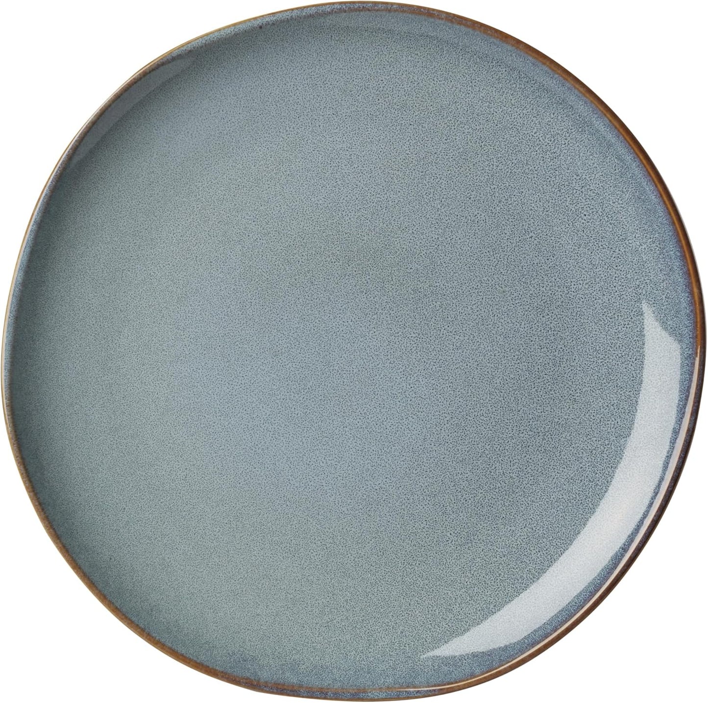 Oneida 899206 Organic Shades Blue 18-Piece Dinnerware Set, Service For 6