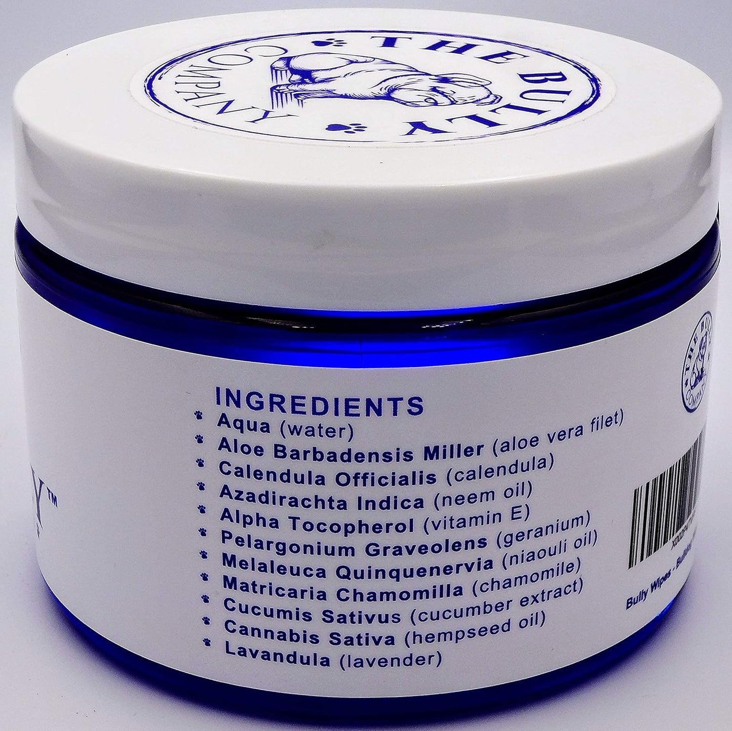 Bully Wipes - Bulldog Wrinkle Wipes Specifically for Bulldog Breeds All Natural Organic Formula Refreshing Botanical Scent - Removes Dirt - Safe to use Around Eyes, Ears, Paw, Wrinkles!