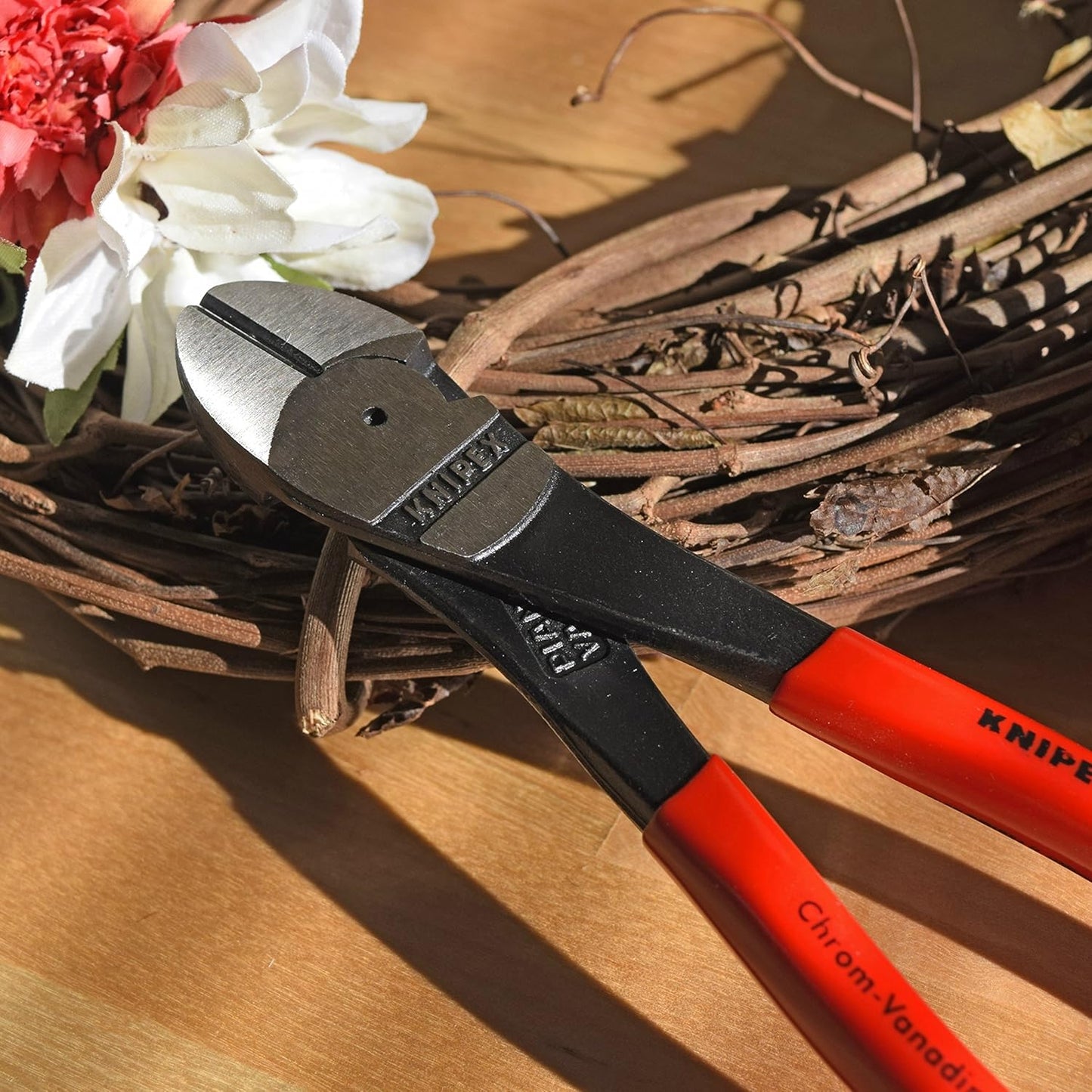 KNIPEX - 74 01 250 SBA Tools - High Leverage Diagonal Cutters (7401250SBA), 10 inches
