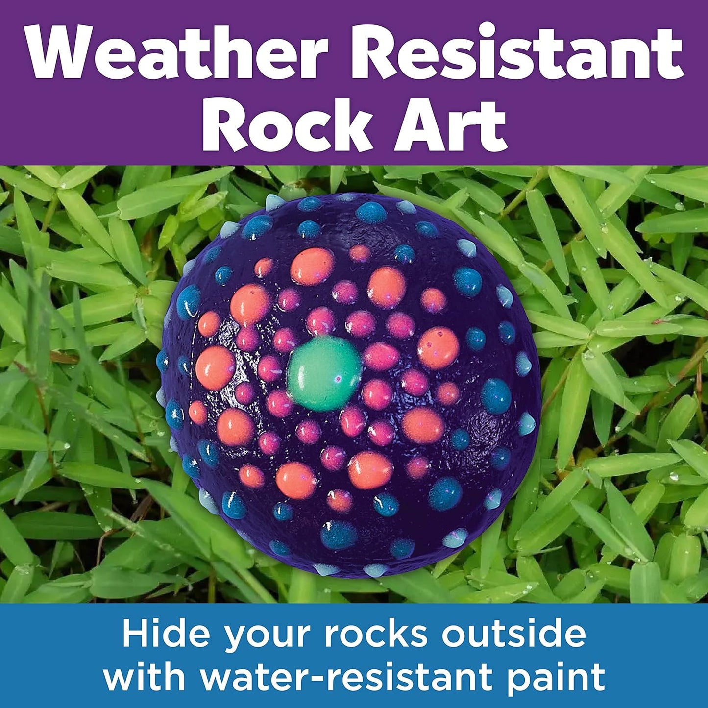 Creativity for Kids Rock Painting Kit - Glow in the Dark Rock Kit: Crafts for Kids, Painting Rocks Arts and Crafts, Kids Gift (Ages 6+)