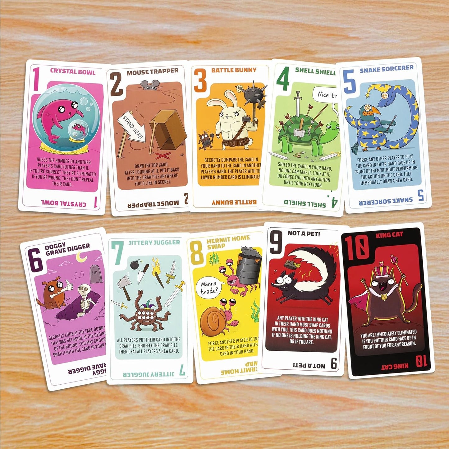 Exploding Kittens Power Hungry Pets 2-6 Players - Ages 7+ - 15 Minutes to Play - Strategic and Simple Card Game - Party Game, Family Game Night, Kid and Adult Card Game