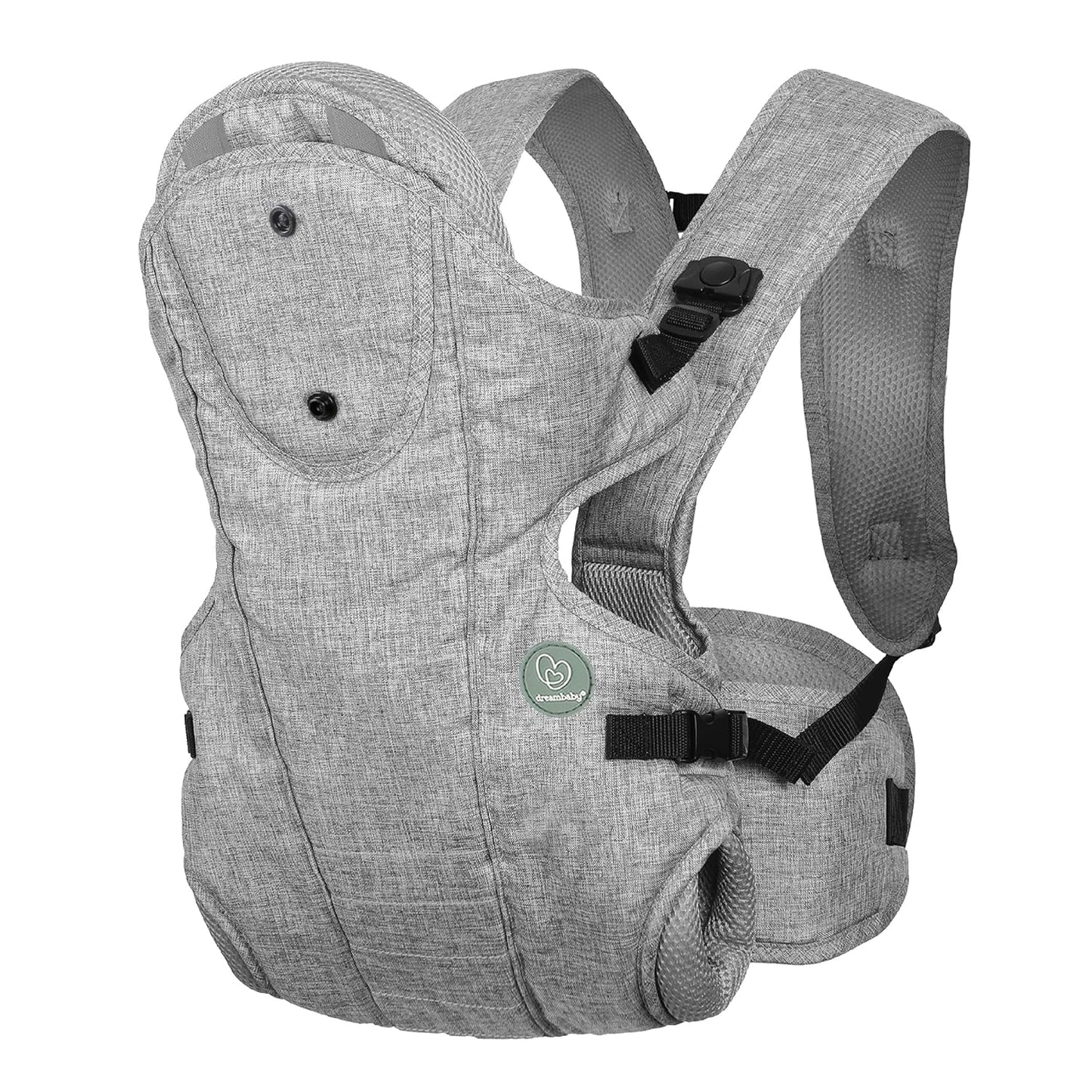 Dreambaby Oxford Adjustable 3-in-1 Position Baby Carrier - Comfortable and Stylish Baby Wrap for Newborns to Toddlers -Suitable for Children 7.5 – 33lbs (Approximately 3-12 Months of Age)