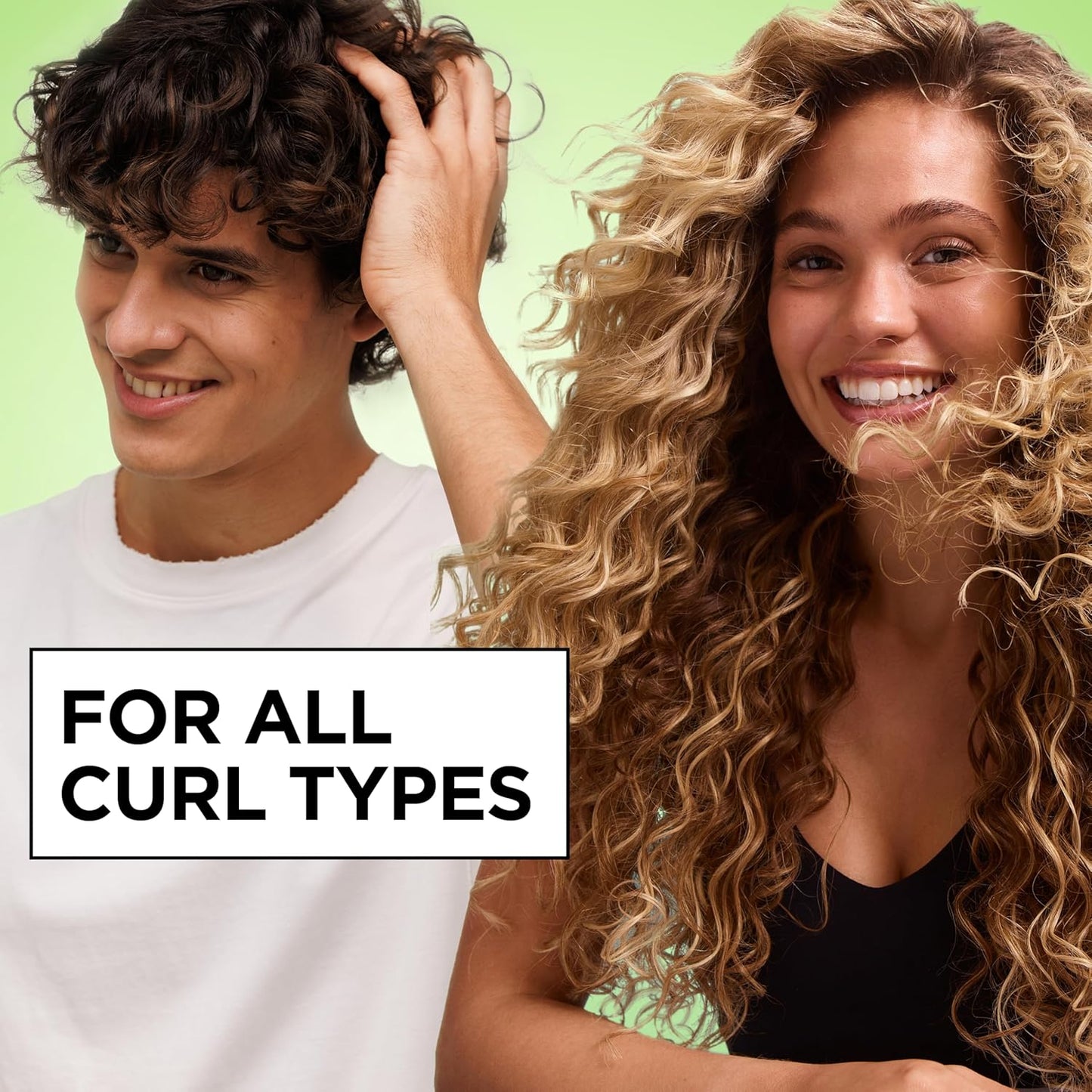 Garnier Fructis Curl Nourish Air Dry Cream, Sulfate Free Defining Butter Leave-in Conditioner, 10.2 Fl Oz, 2 Count (Packaging May Vary)
