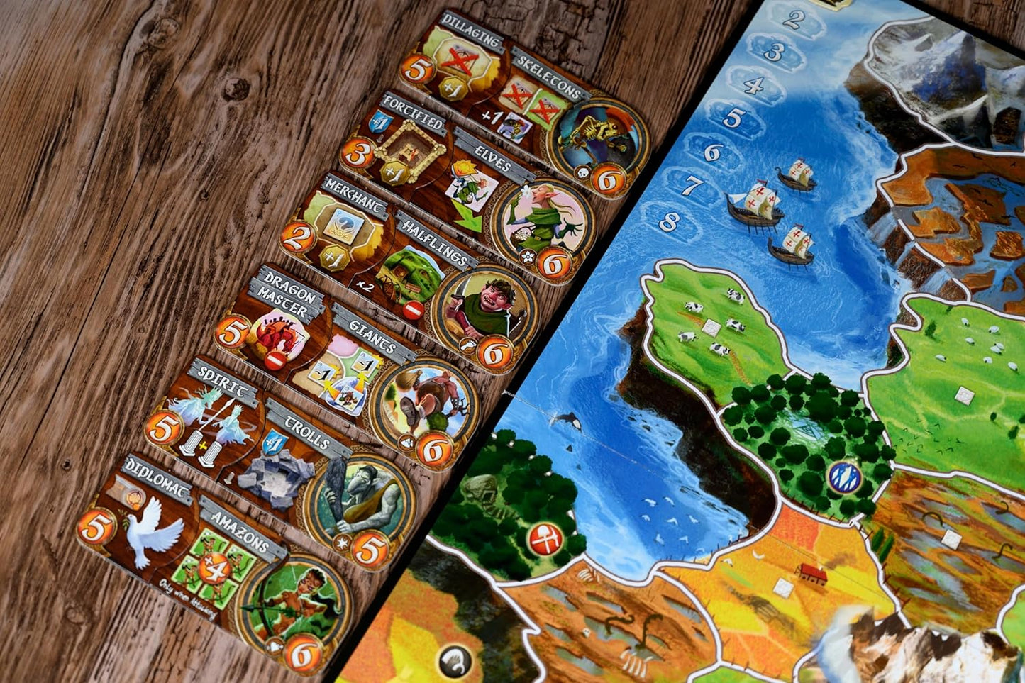 Asmodee Small World Board Game - Fantasy Area Control & Strategy Game with Magical Creatures, Special Powers, Family Game for Kids & Adults, Ages 8+, 2-5 Players, 40-80 Min Playtime
