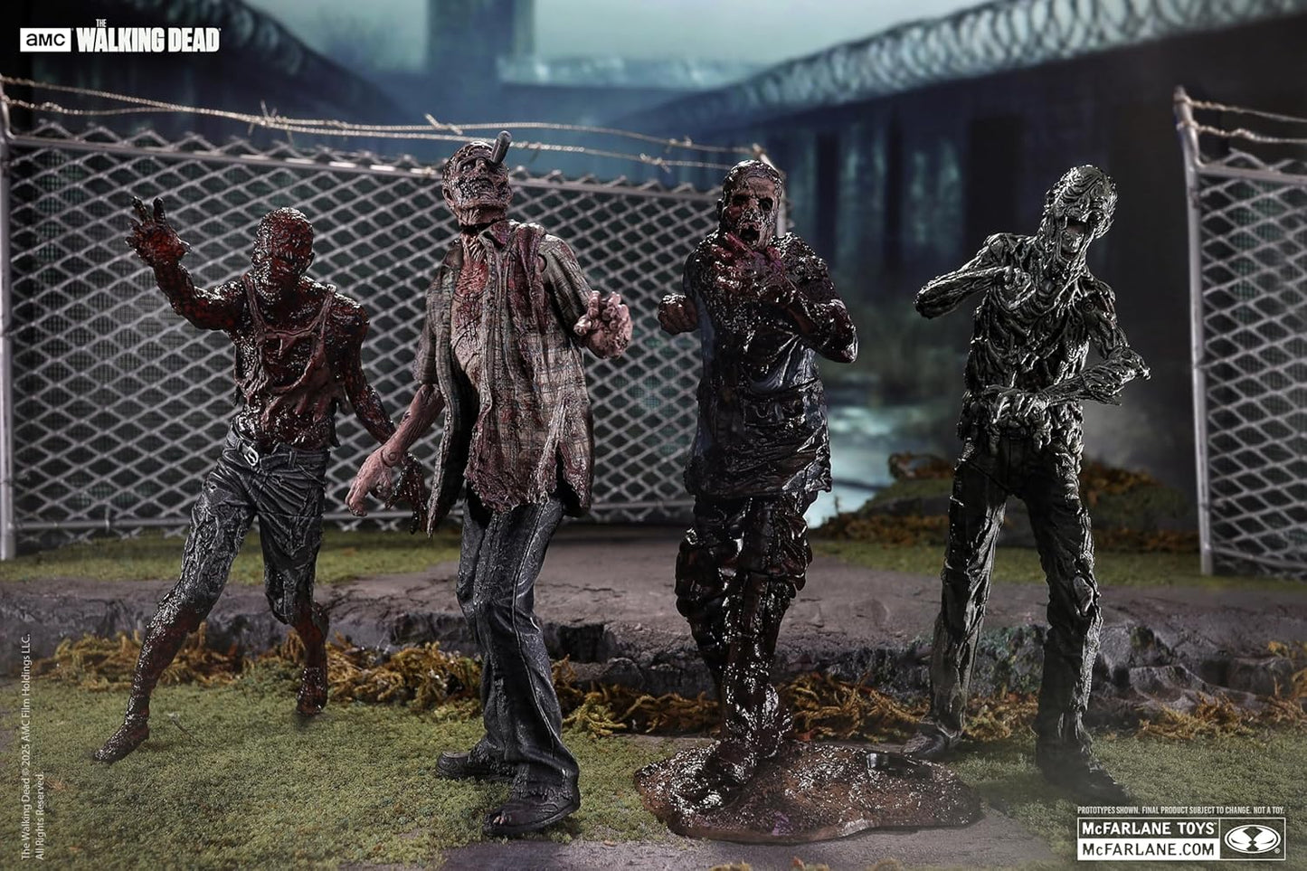 McFarlane Toys - The Walking Dead Walkers 5in Figure 4-Pack