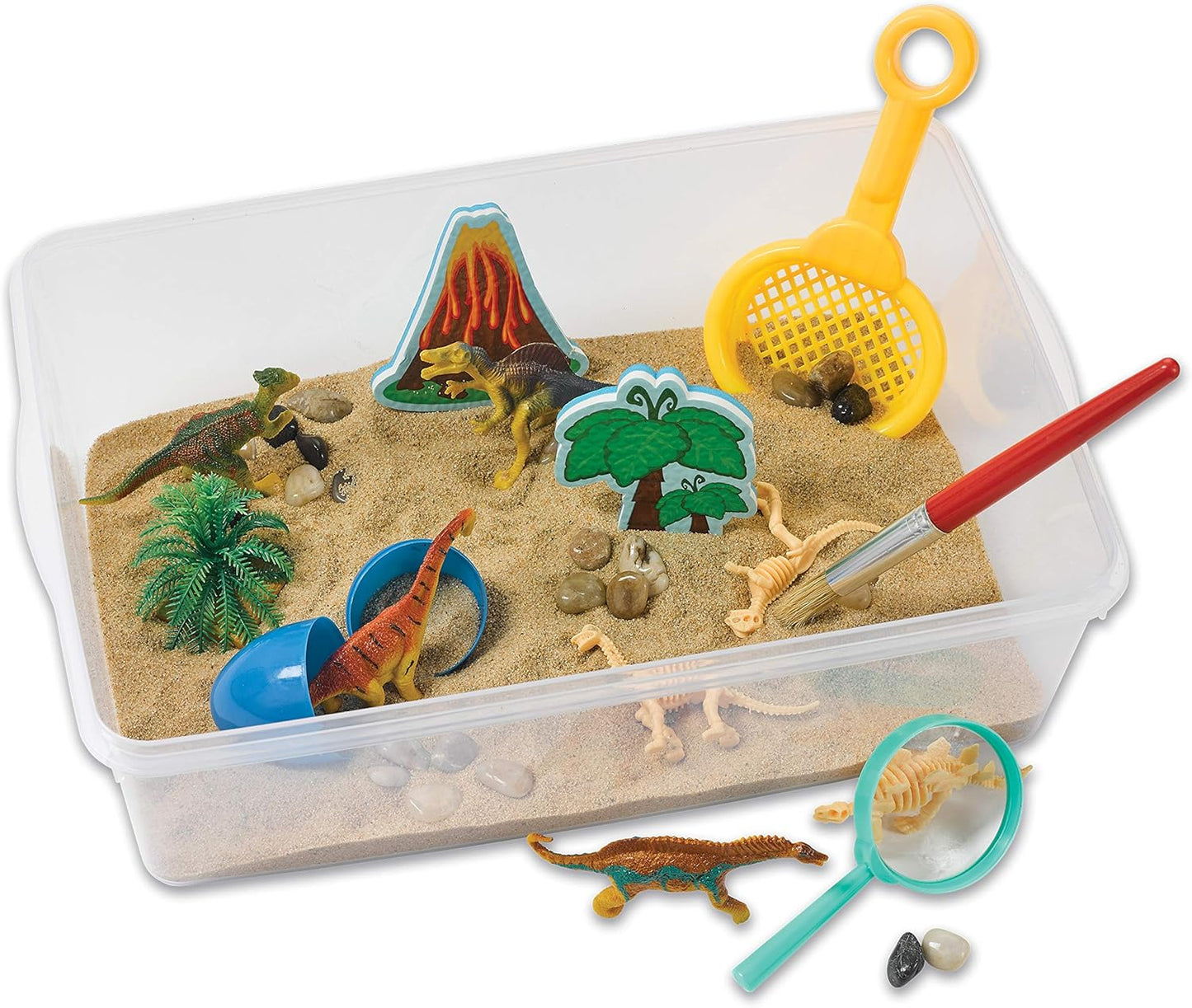 Creativity for Kids Sensory Bin: Dinosaur Dig - Toddler Sensory Toys, Sensory Bin Filler and Toddler Activities for Boys and Girls, Dinosaur Toys for Kids Ages 3-5+