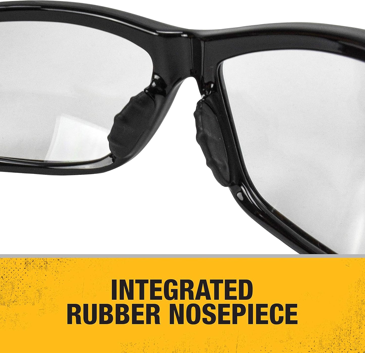 Dewalt Dominator Safety Glasses Dpg94 Unisex Adult Non Slip Polarized Mirrored Rubber Full Rim
