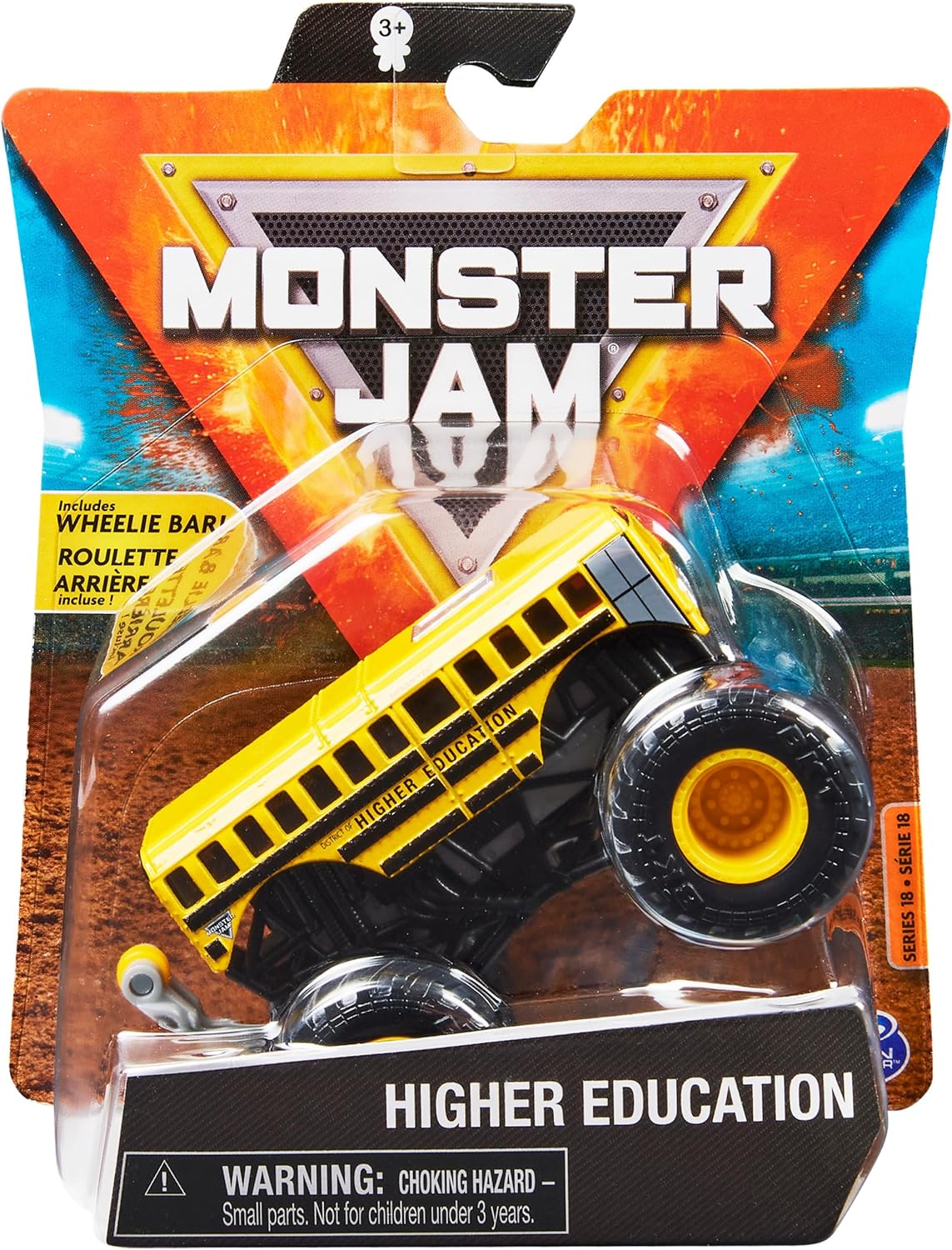 Monster Jam, Official Higher Education Monster Truck, Die-Cast Vehicle, Arena Favorites Series, 1:64 Scale