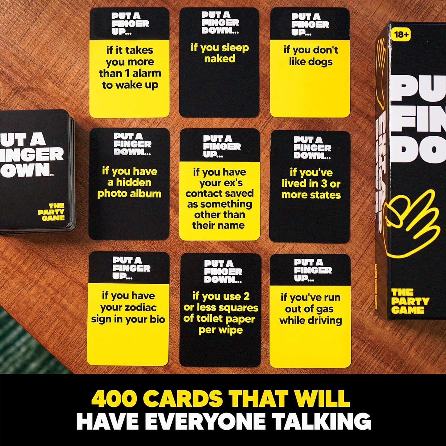 Hilarious Party Card Game for Adults, Game Night, Parties, Big and Small Groups | Fun Social Icebreaker with 400 Cards for 2+ Players