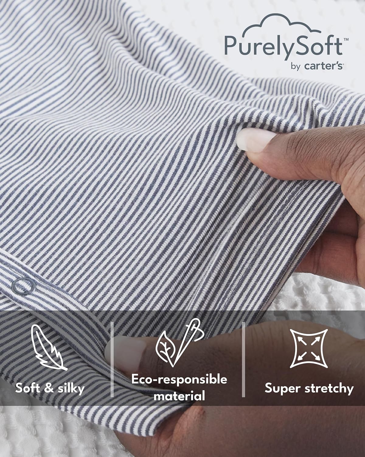 Carter's Baby Boys' Purelysoft Sleep and Play Pajamas