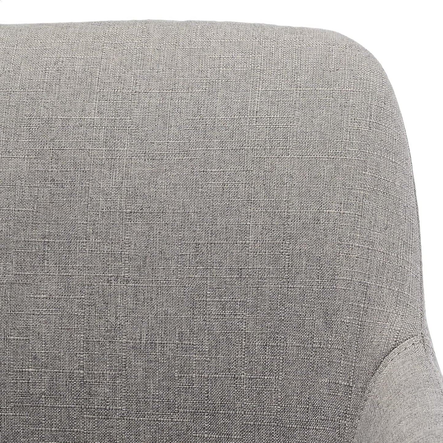 Amazon Basics Modern Home Office Desk Chair with Adjustable Height, 360 Degree Swivel, Smooth-Rolling Wheels, High-Density Foam Cushioning, Light Gray