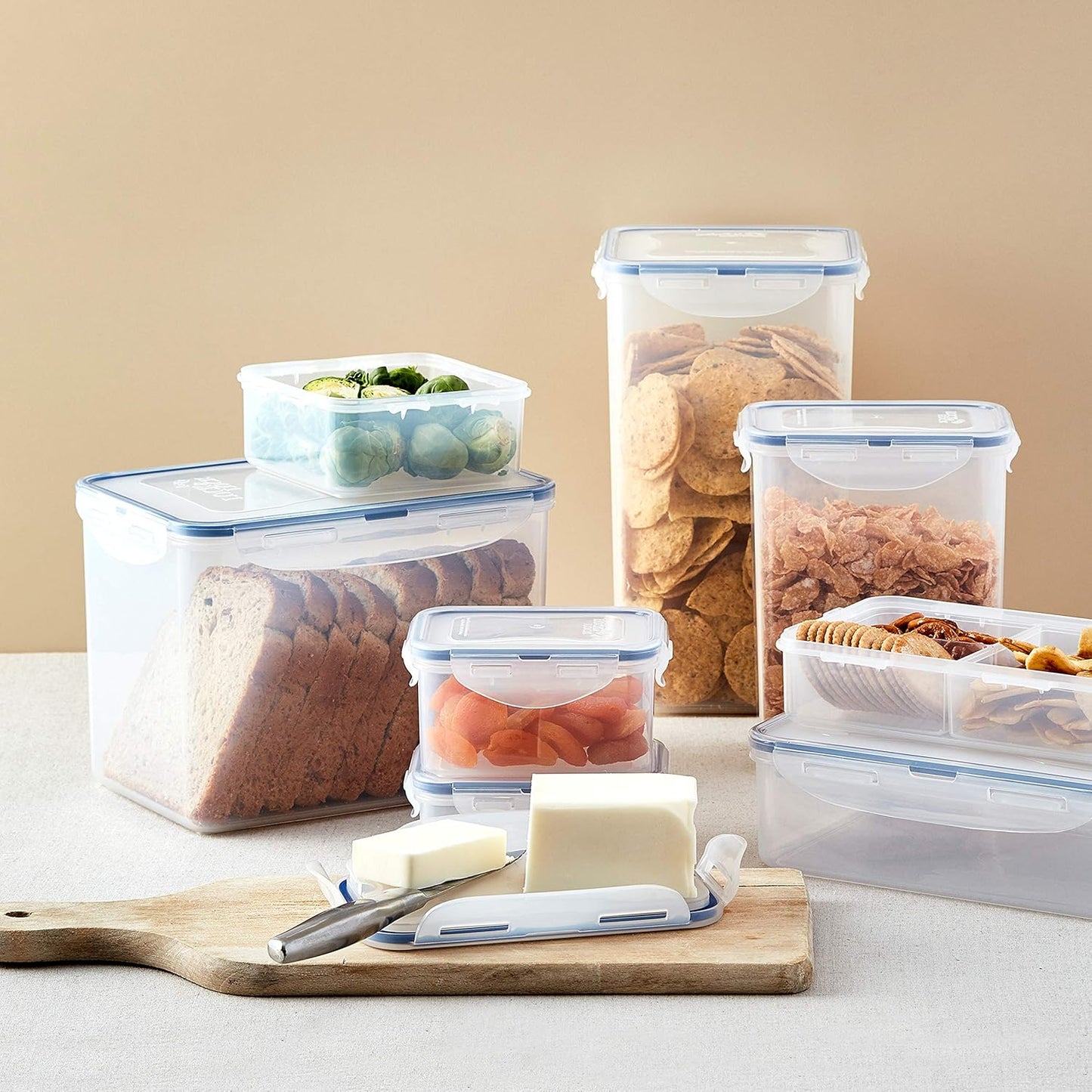 Lock & Lock Assorted Food Storage Container Set (6-Piece)