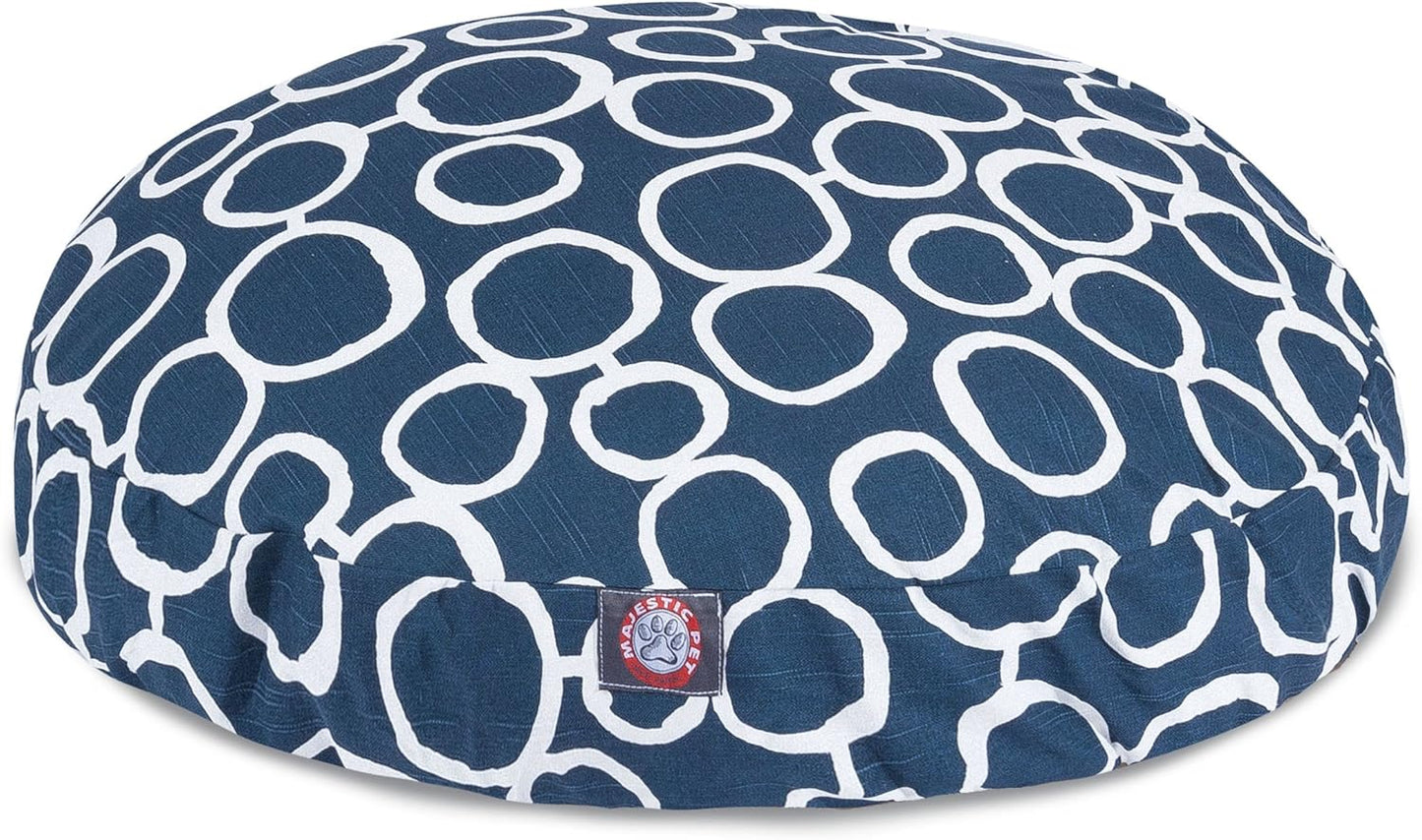 Majestic Pet Fusion Navy Small Round Pet Bed