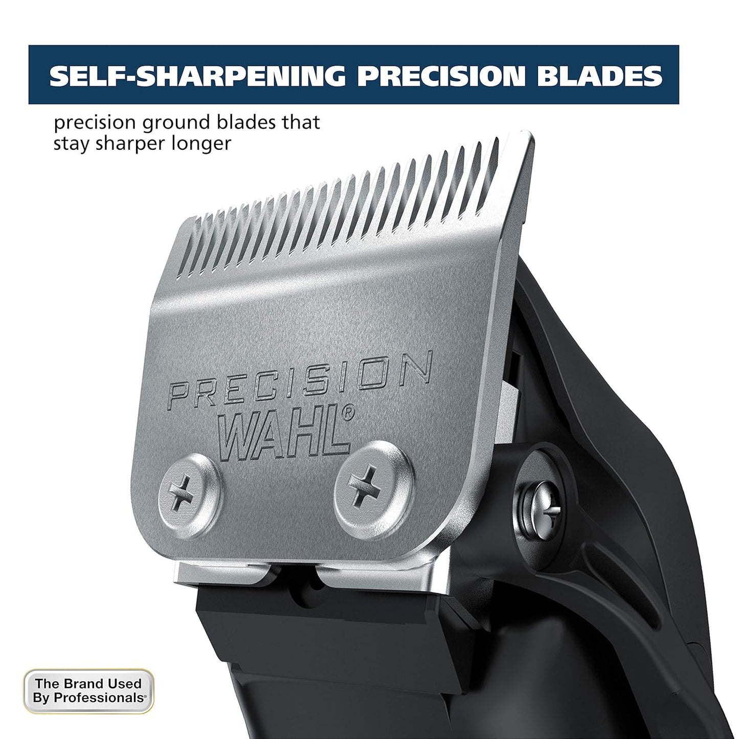Wahl Home Haircutting Corded Clipper Kit with Adjustable Taper Lever, and 10 Color Coded Guards for Easy Clipping & Trimming - Model 79722