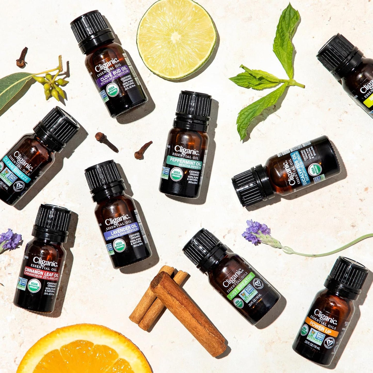 Cliganic Organic Eucalyptus Essential Oil, 100% Pure | Natural Aromatherapy Oil for Diffuser Steam Distilled | Non-GMO Verified