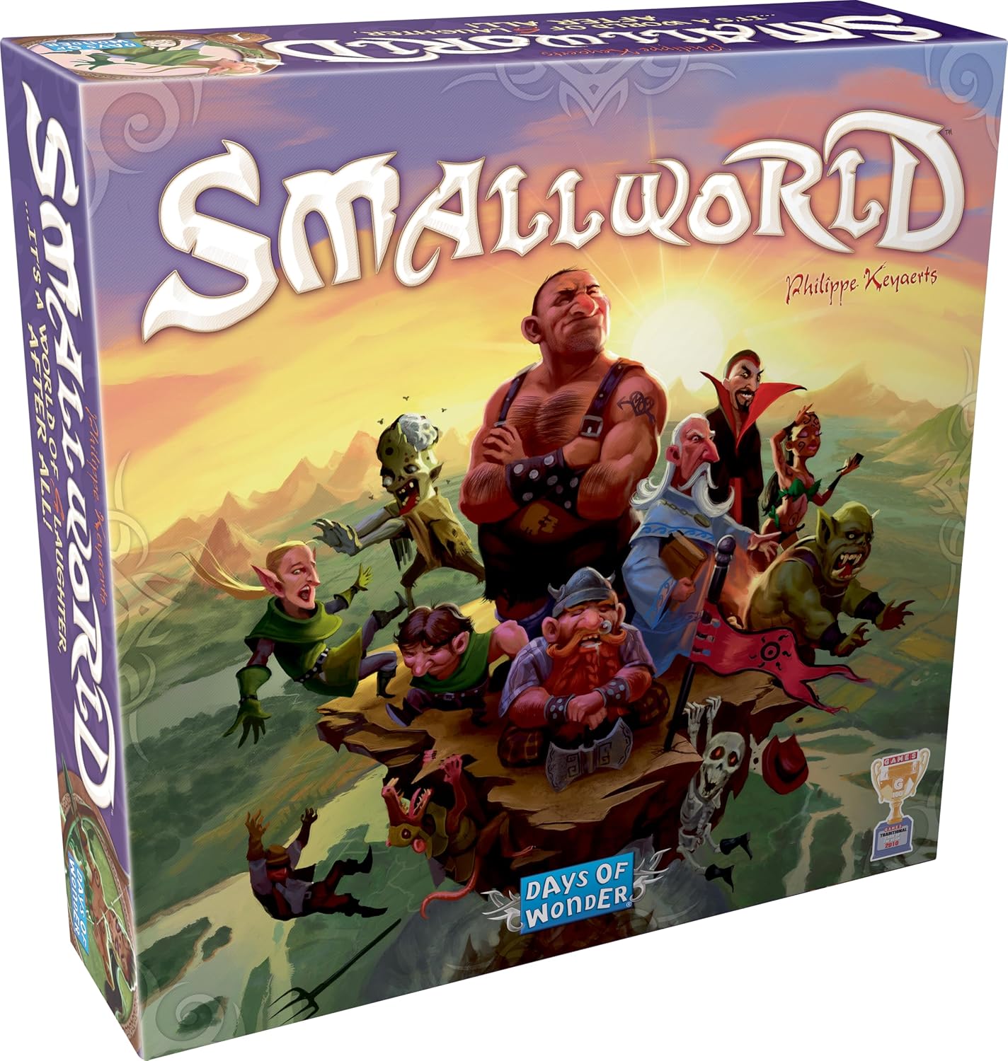 Asmodee Small World Board Game - Fantasy Area Control & Strategy Game with Magical Creatures, Special Powers, Family Game for Kids & Adults, Ages 8+, 2-5 Players, 40-80 Min Playtime