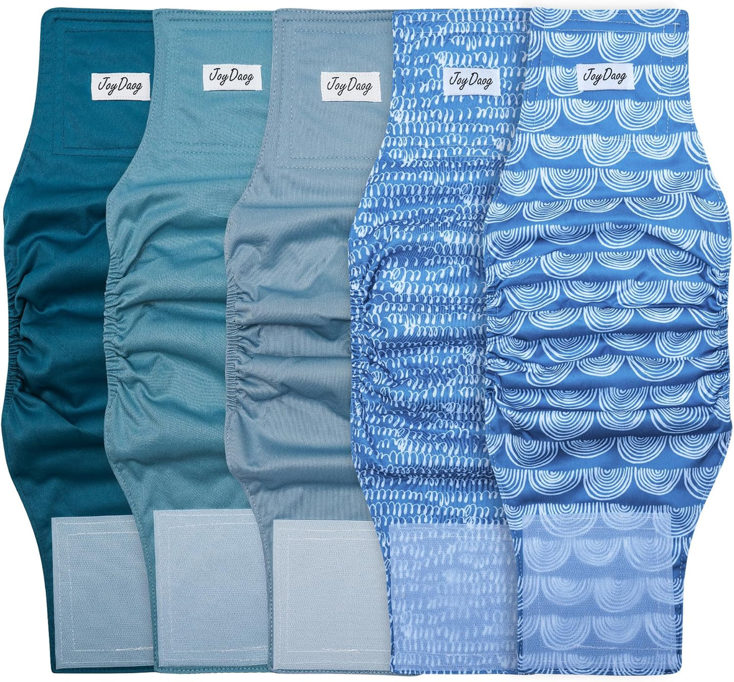 Reusable Dog Belly Bands for Male Dogs Diapers,5 Pack Premium Washable Dog Diapers Male Doggie Nappies Wrap,L