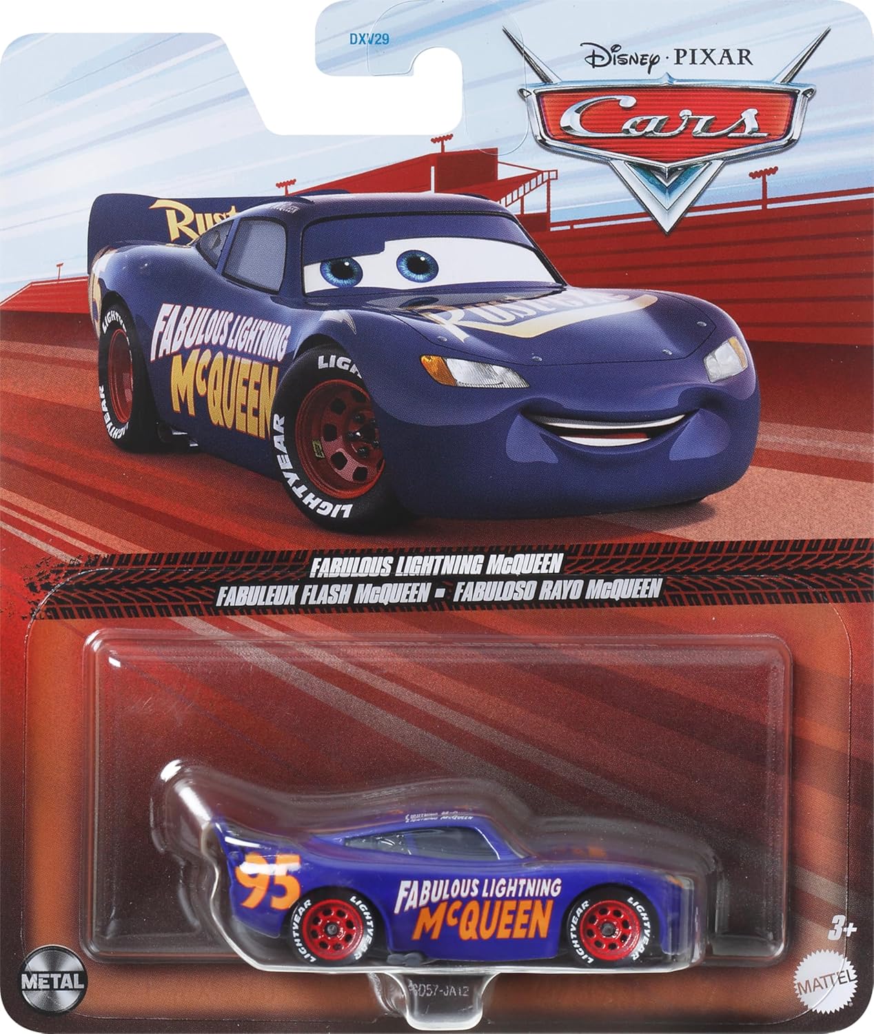 Disney Pixar Cars 3 Die-cast Fabulous Lightning Mcqueen Vehicle