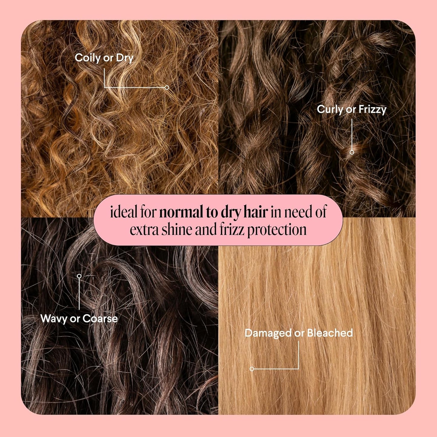MONDAY HAIRCARE MOISTURE Leave in Conditioner with Hyaluronic Acid, Jojoba & Almond Oil, Shea Butter& Wheat Protein for Dry & Dull Hair 150mL