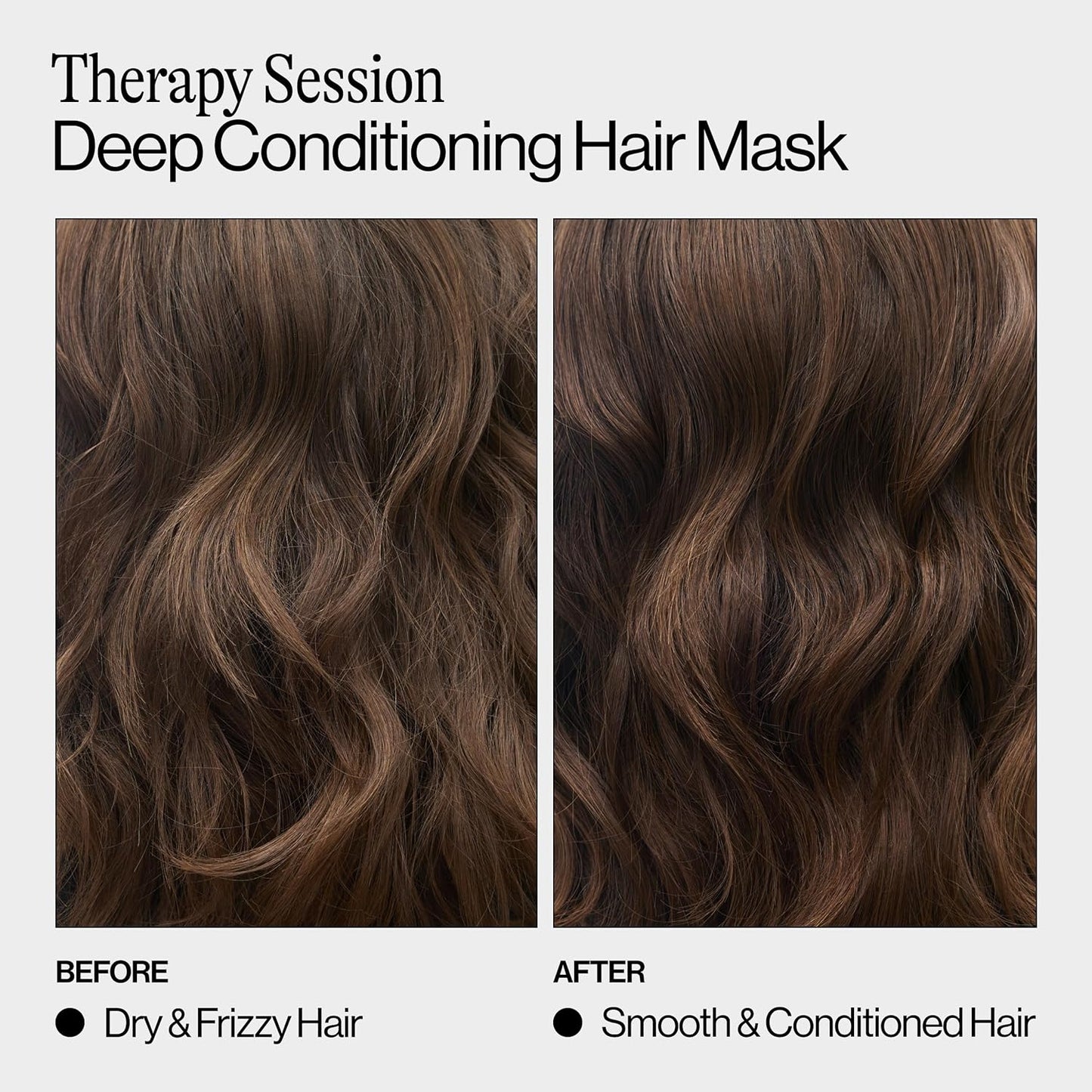 Eva NYC Therapy Session Deep Conditioning Hair Mask with Vegan Protein, Jojoba Oil + Argan Oil - Hydrate, Soften + Repair Hair Strength - Sulfate Free - Warm Vanilla Scent - 13.5 fl oz