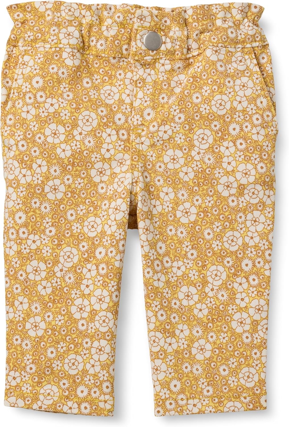 Amazon Essentials x Sofia Grainge Toddler and Baby Girls' Straight Leg Jean with Ruffle